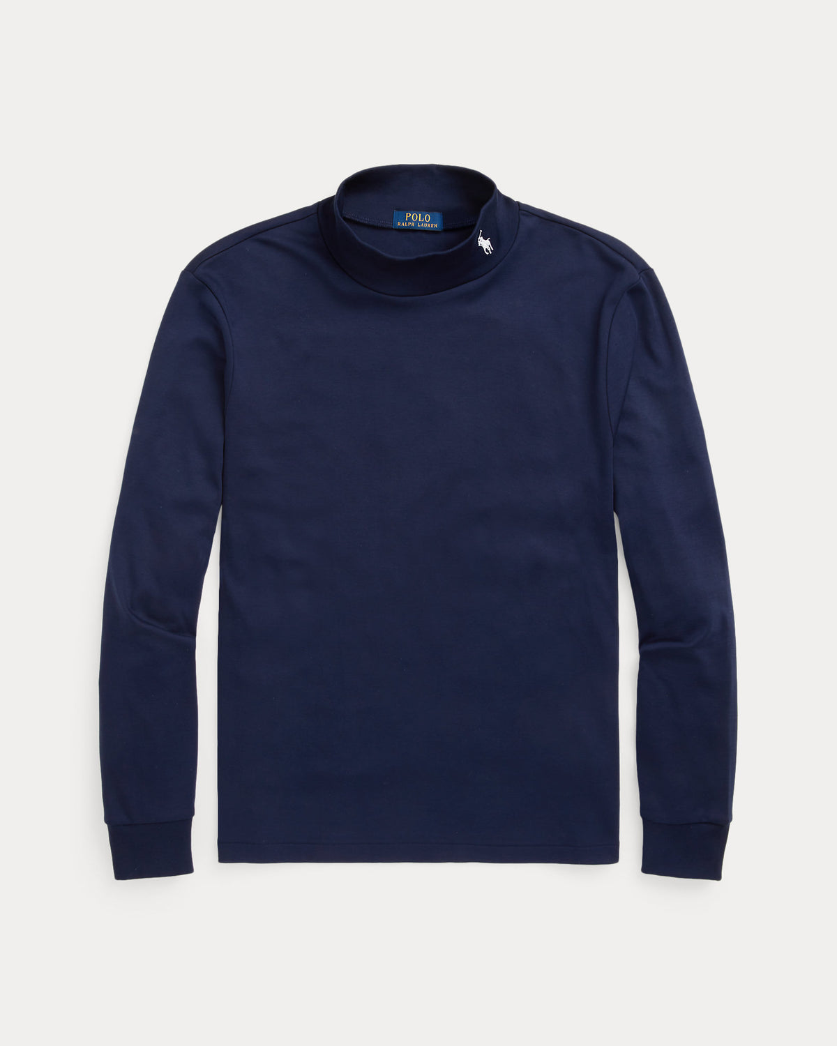 Ralph Lauren Soft Cotton Mockneck Shirt