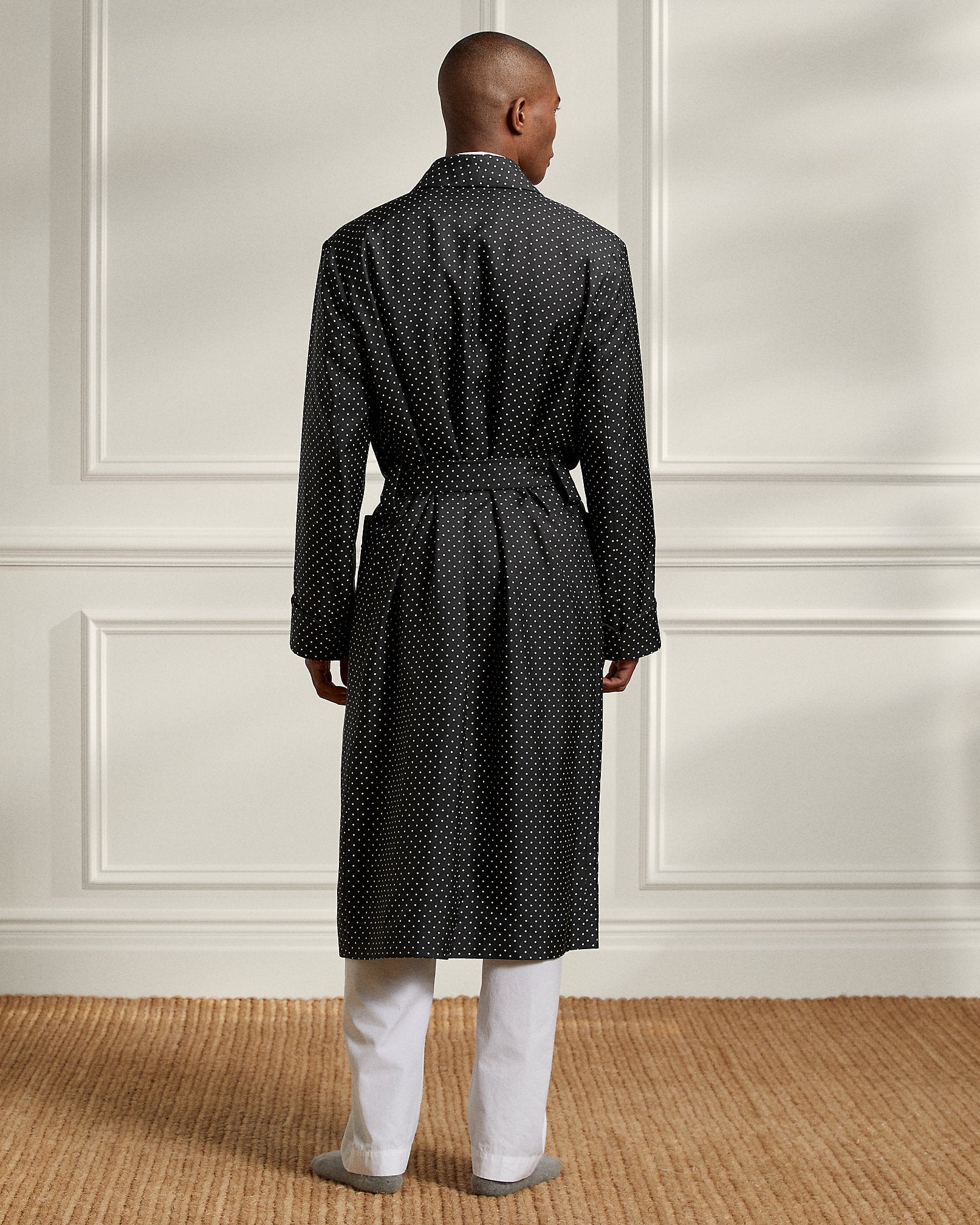 Ralph Lauren PolkaDot Silk Robe