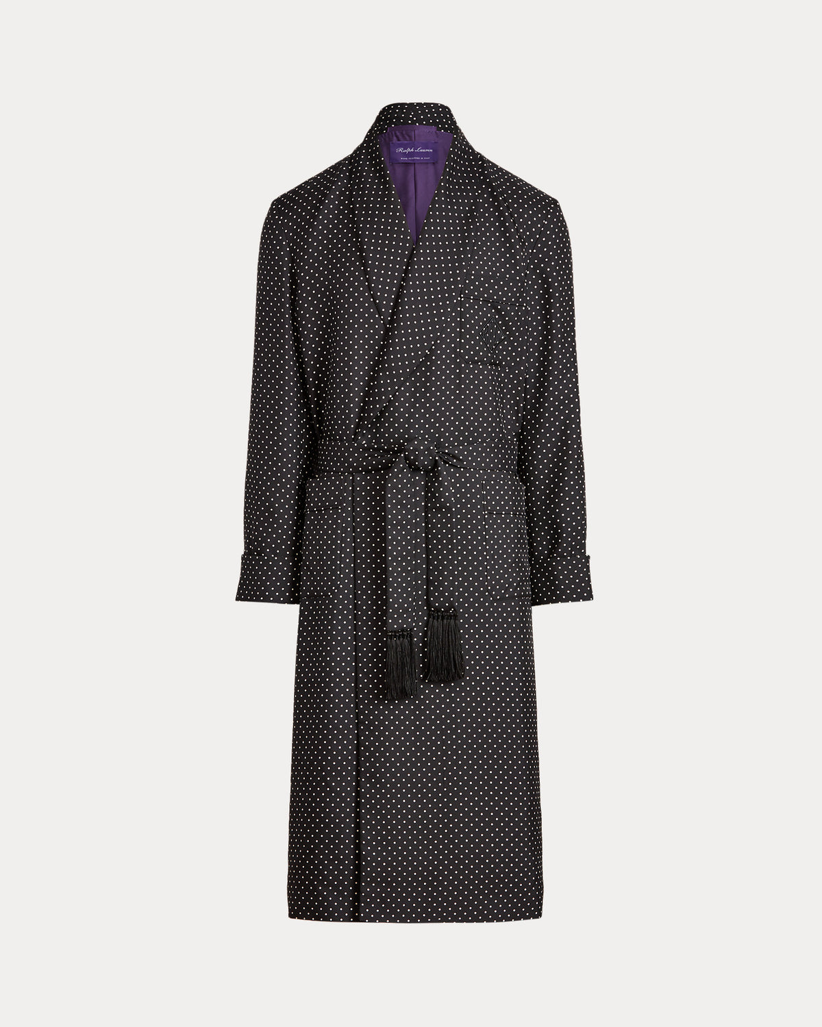 Ralph Lauren PolkaDot Silk Robe