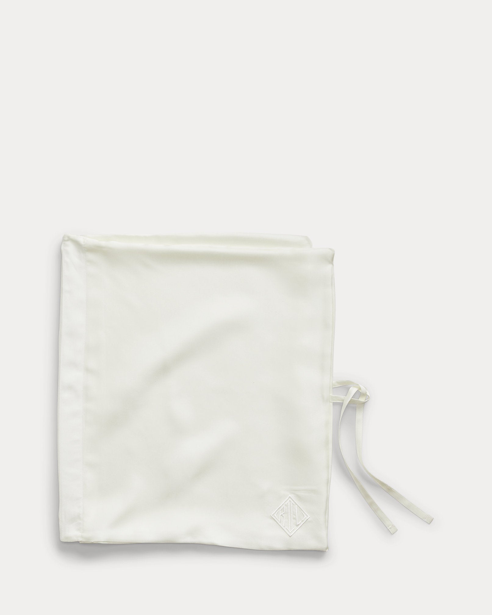 Ralph Lauren Monogram Silk Pajama Set
