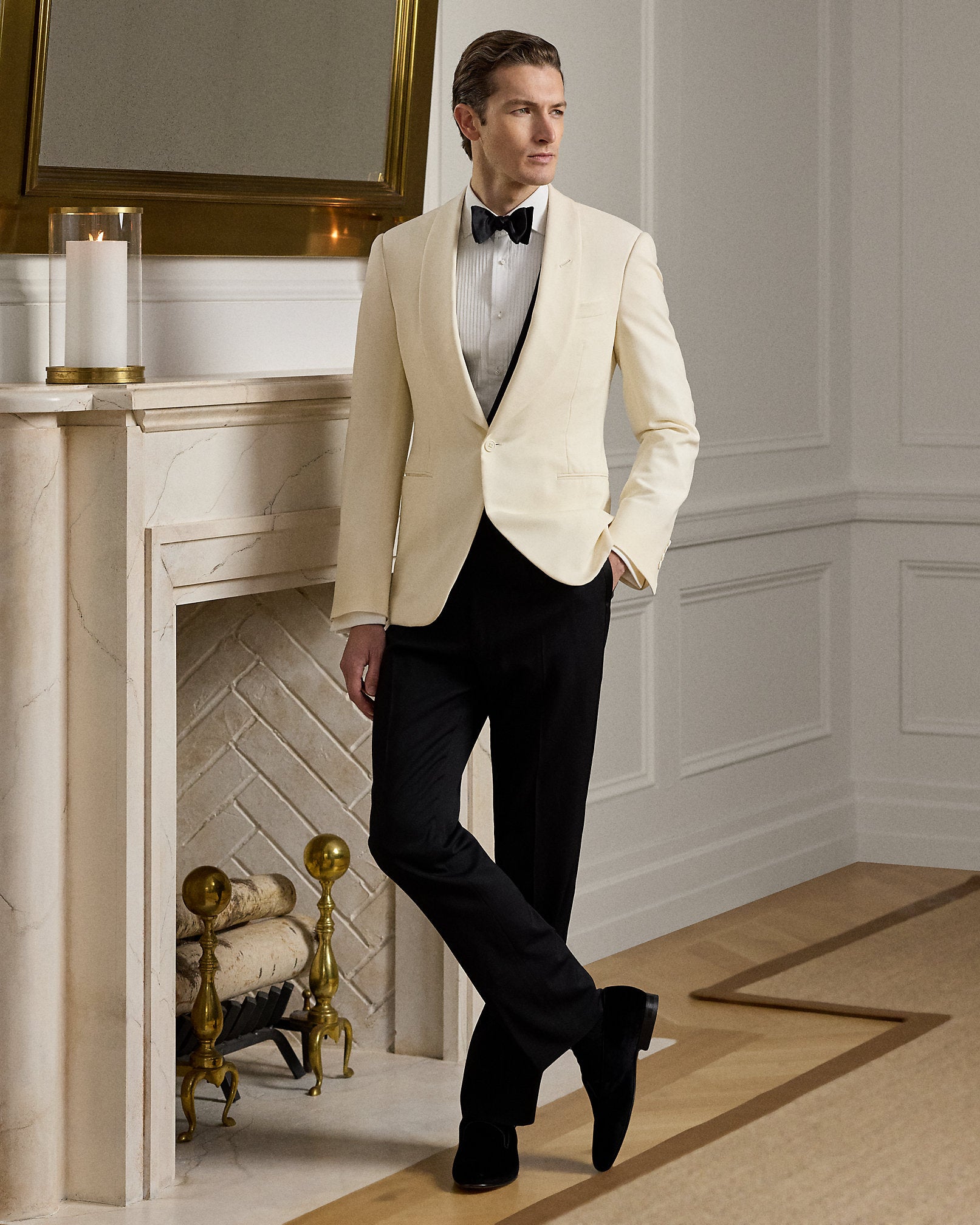 Ralph Lauren Handmade Silk Satin Vest