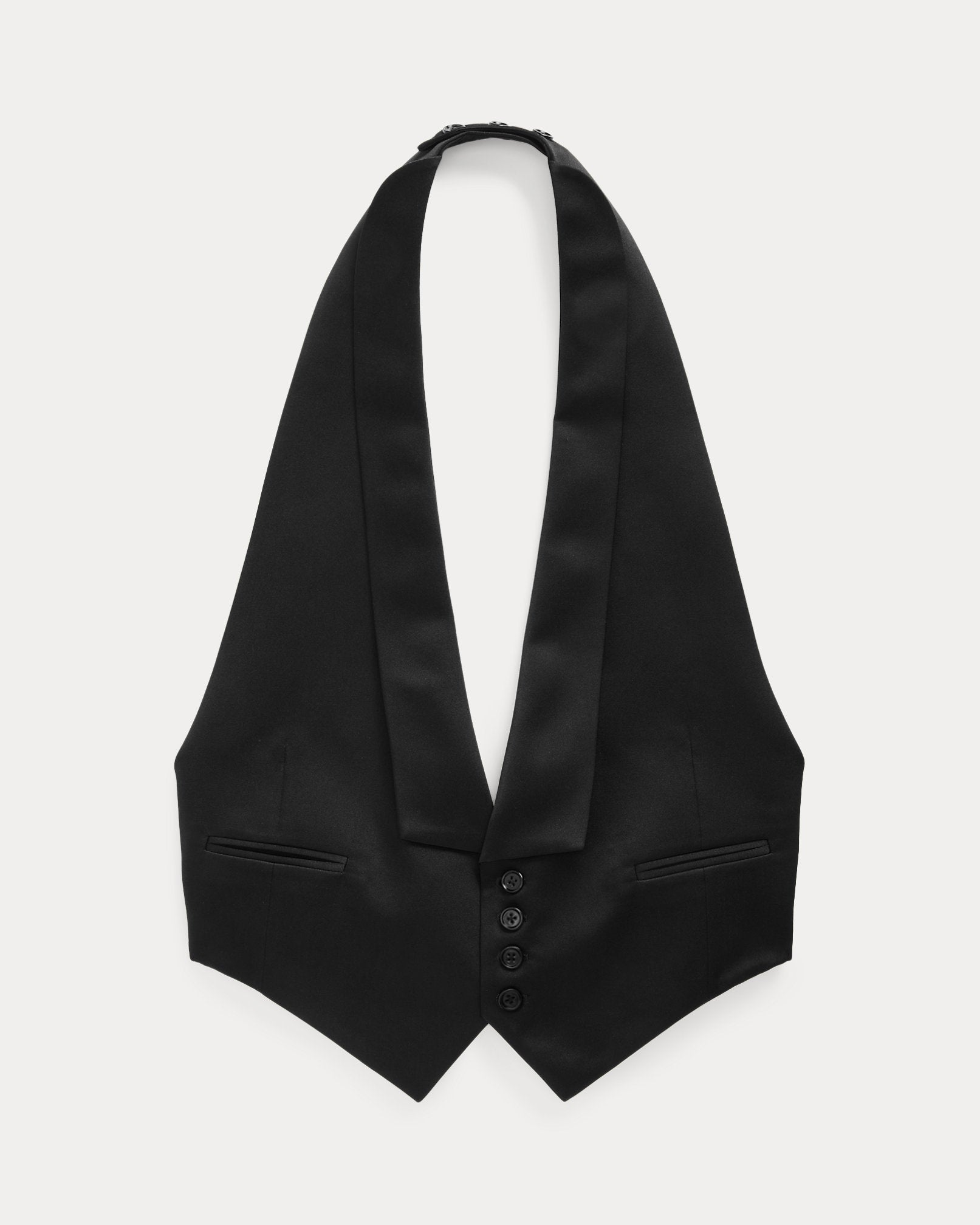 Ralph Lauren Handmade Silk Satin Vest