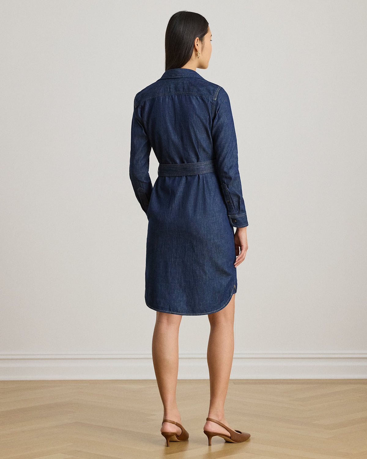 Ralph Lauren Belted Denim Shirtdress