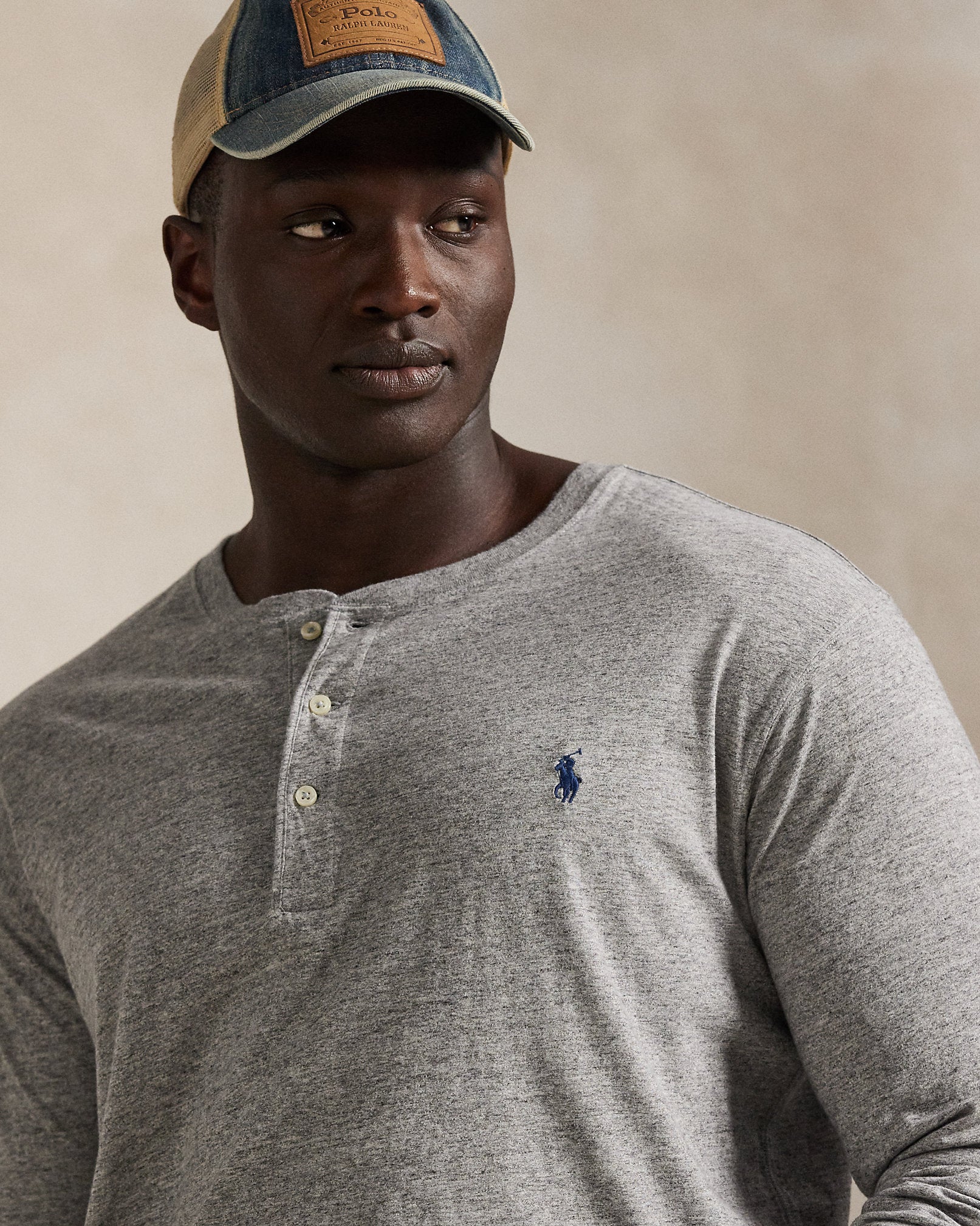 Ralph Lauren Slub Jersey Henley Shirt