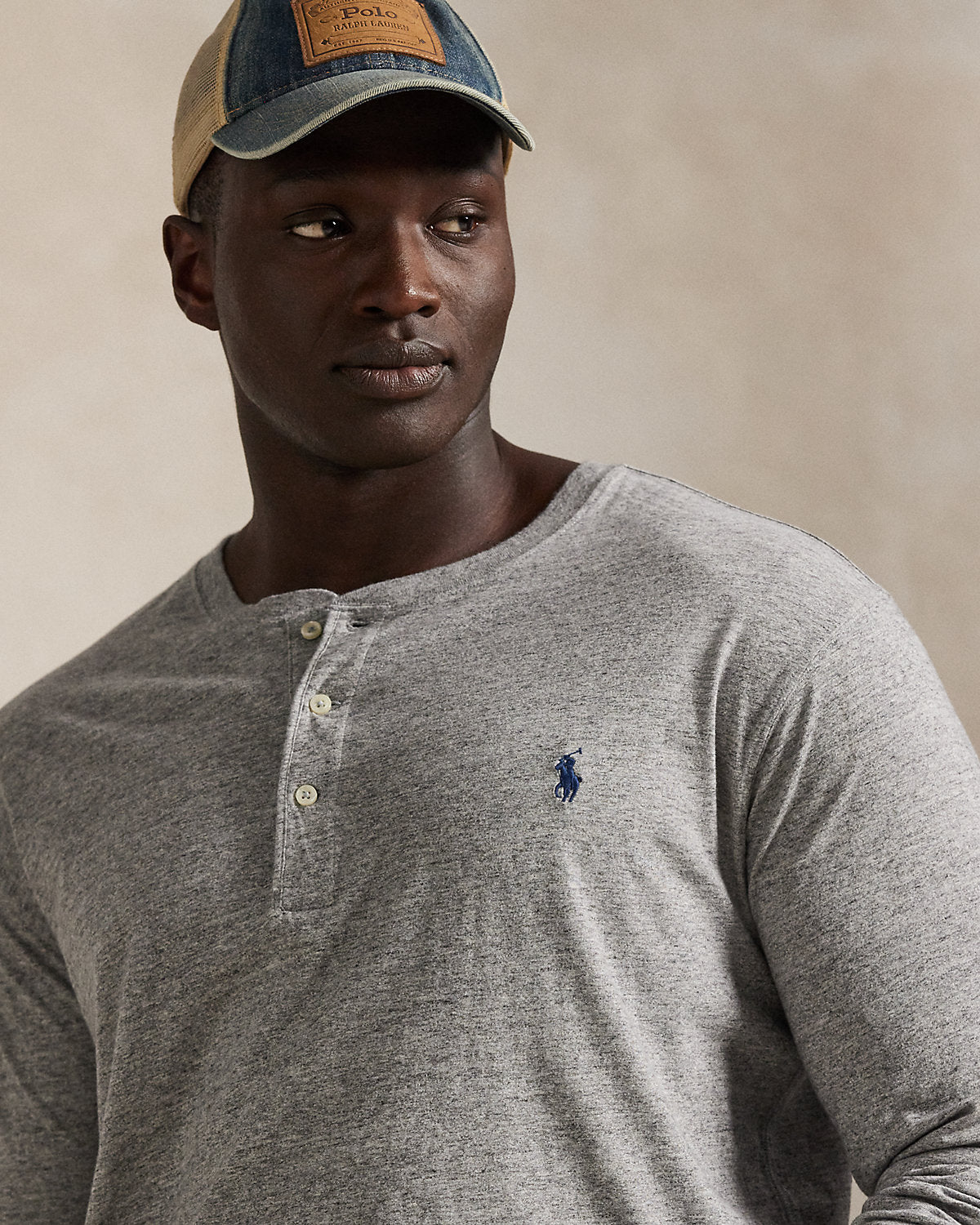 Ralph Lauren Slub Jersey Henley Shirt