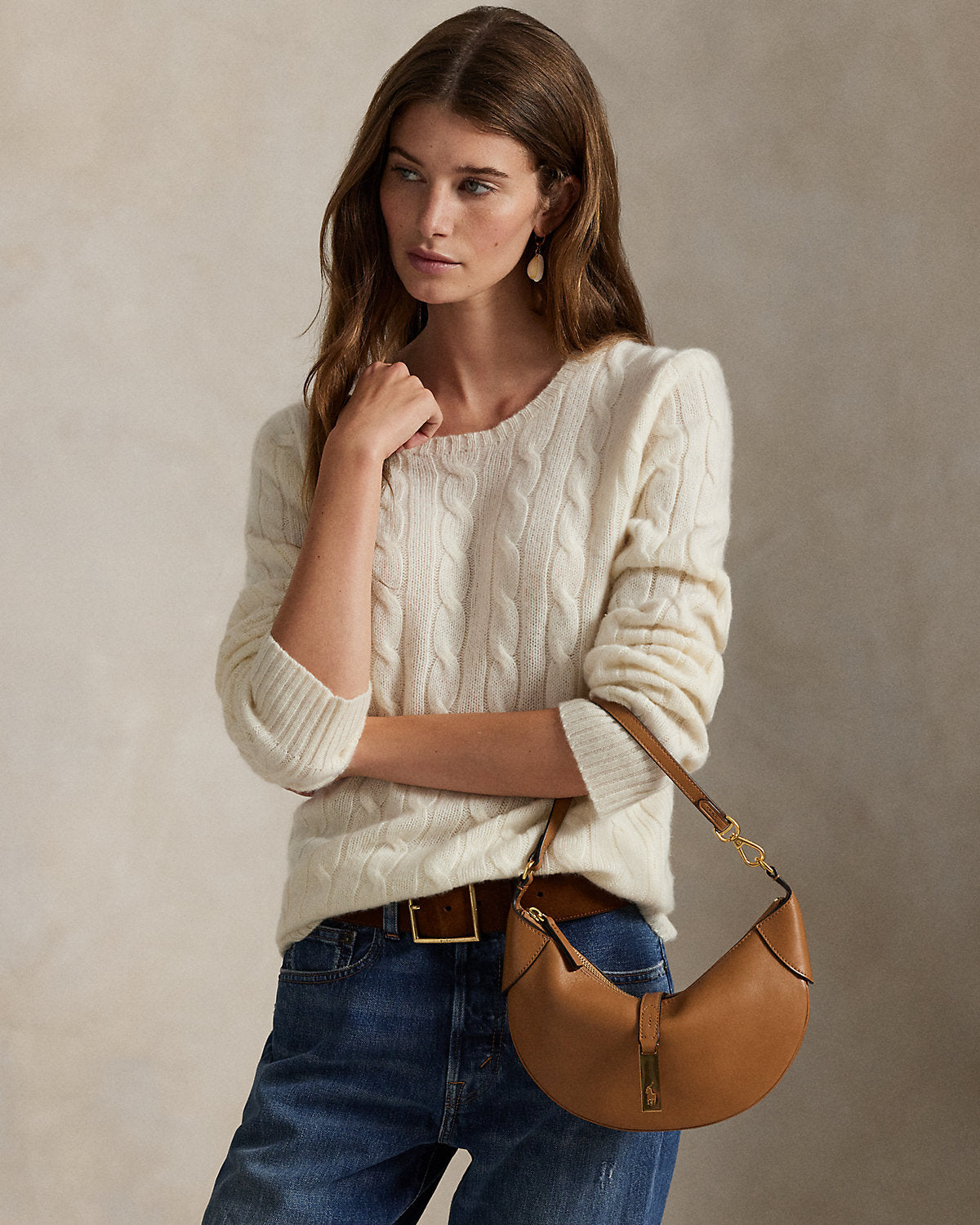 Ralph Lauren Polo ID Calfskin Mini Shoulder Bag