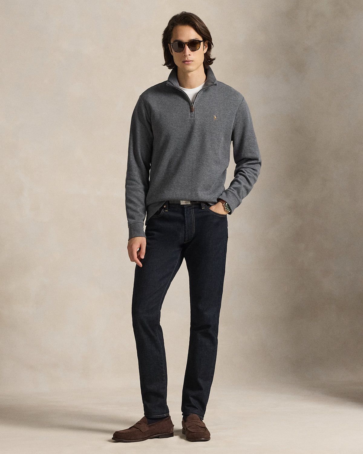 Ralph Lauren EstateRib QuarterZip Pullover