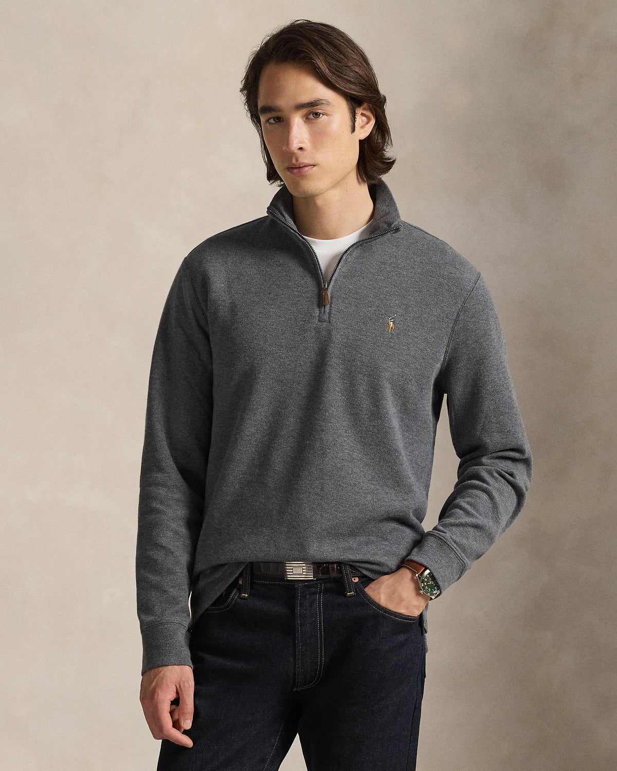 Ralph Lauren EstateRib QuarterZip Pullover