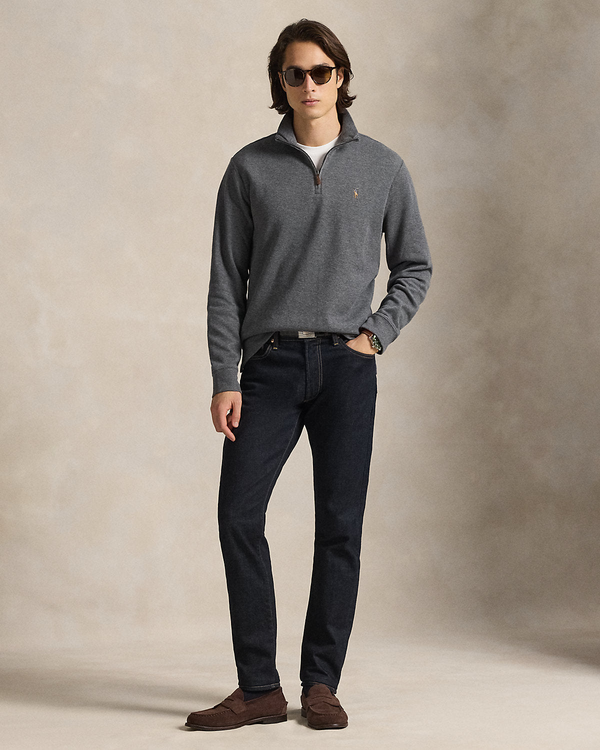 Ralph Lauren EstateRib QuarterZip Pullover