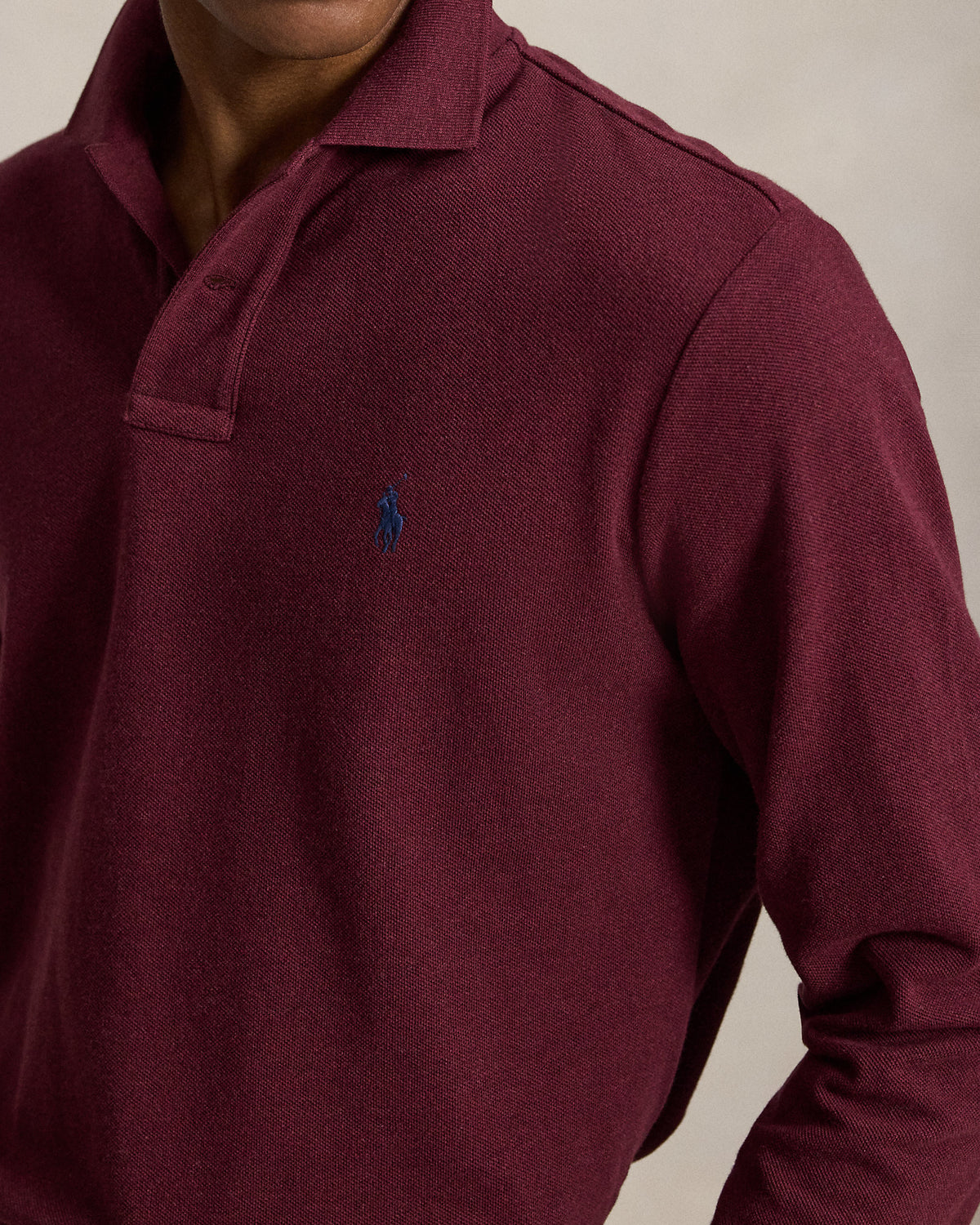 Ralph Lauren Mesh LongSleeve Polo Shirt All Fits