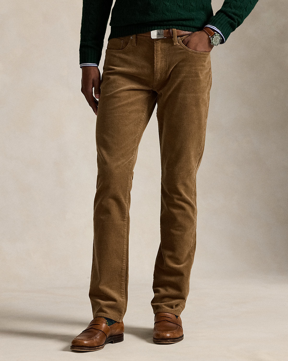 Ralph Lauren Varick Slim Straight Corduroy Pant