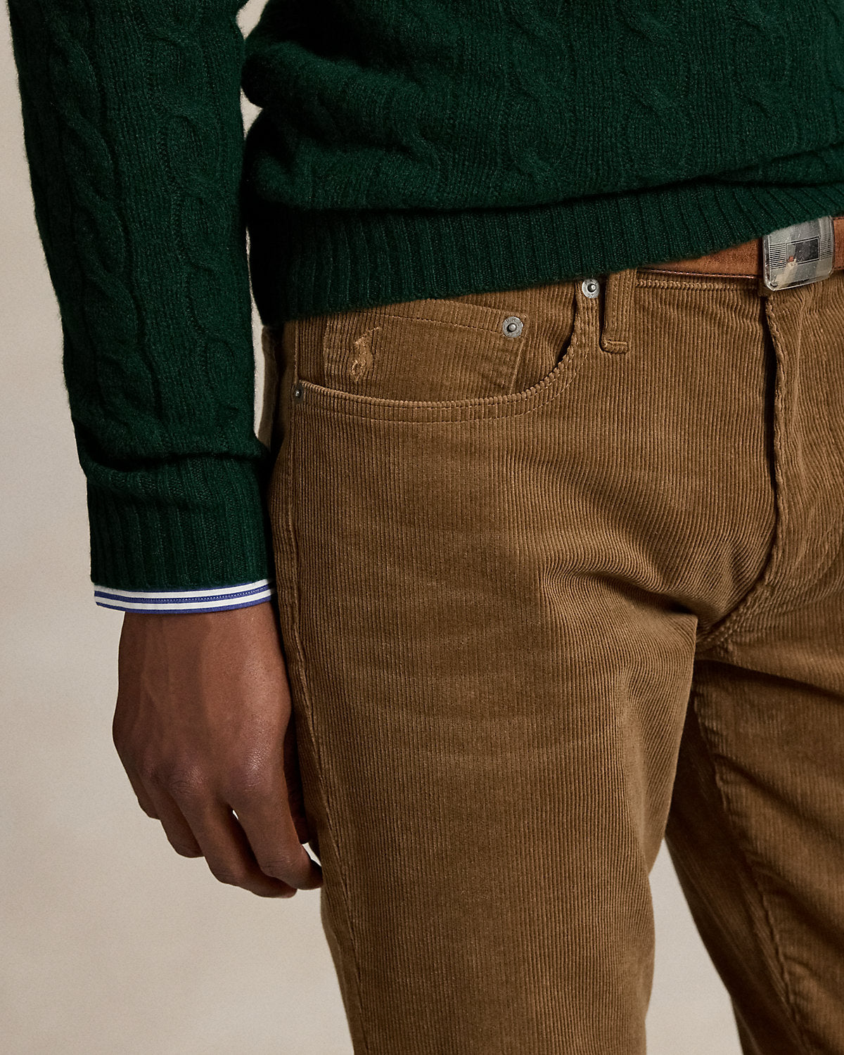 Ralph Lauren Varick Slim Straight Corduroy Pant