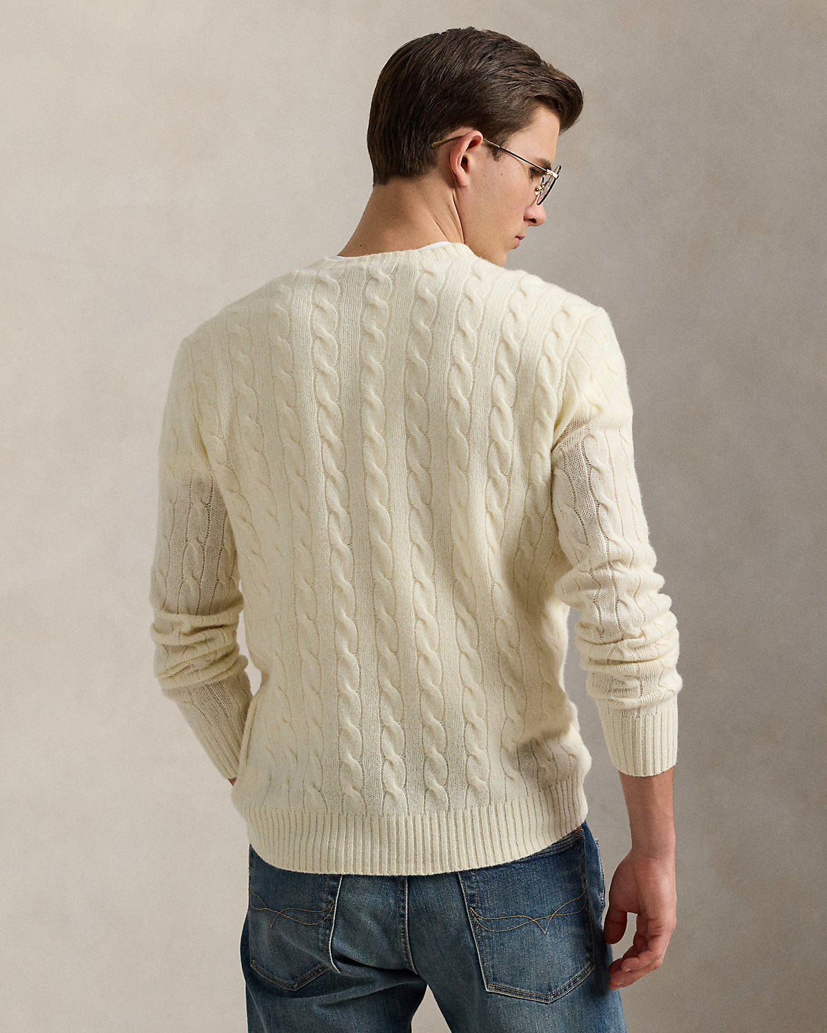 Ralph Lauren CableKnit WoolCashmere Sweater