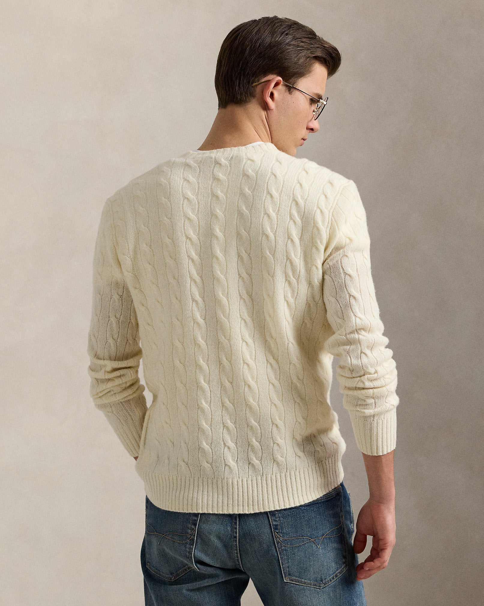 Ralph Lauren CableKnit WoolCashmere Sweater