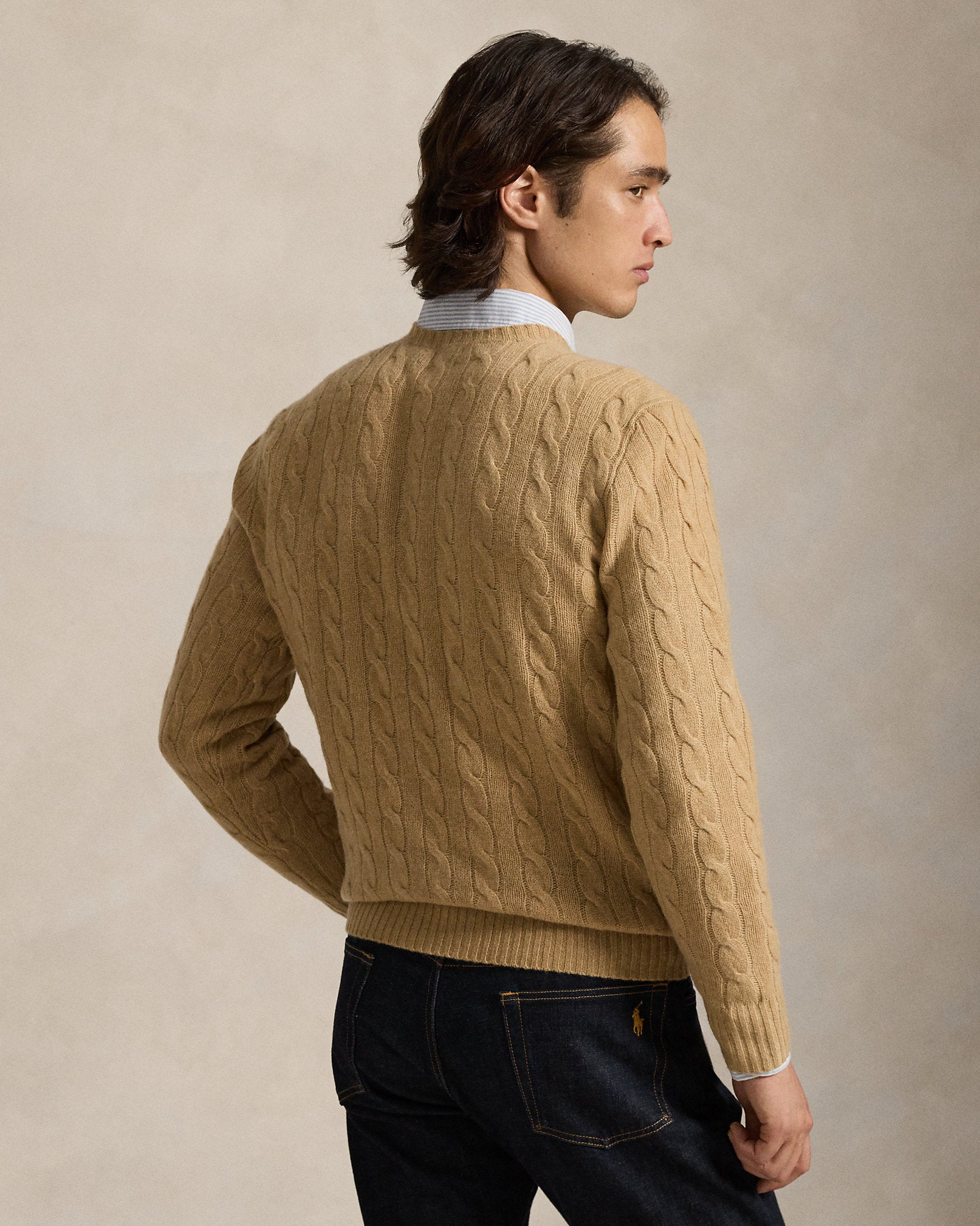 Ralph Lauren CableKnit WoolCashmere Sweater