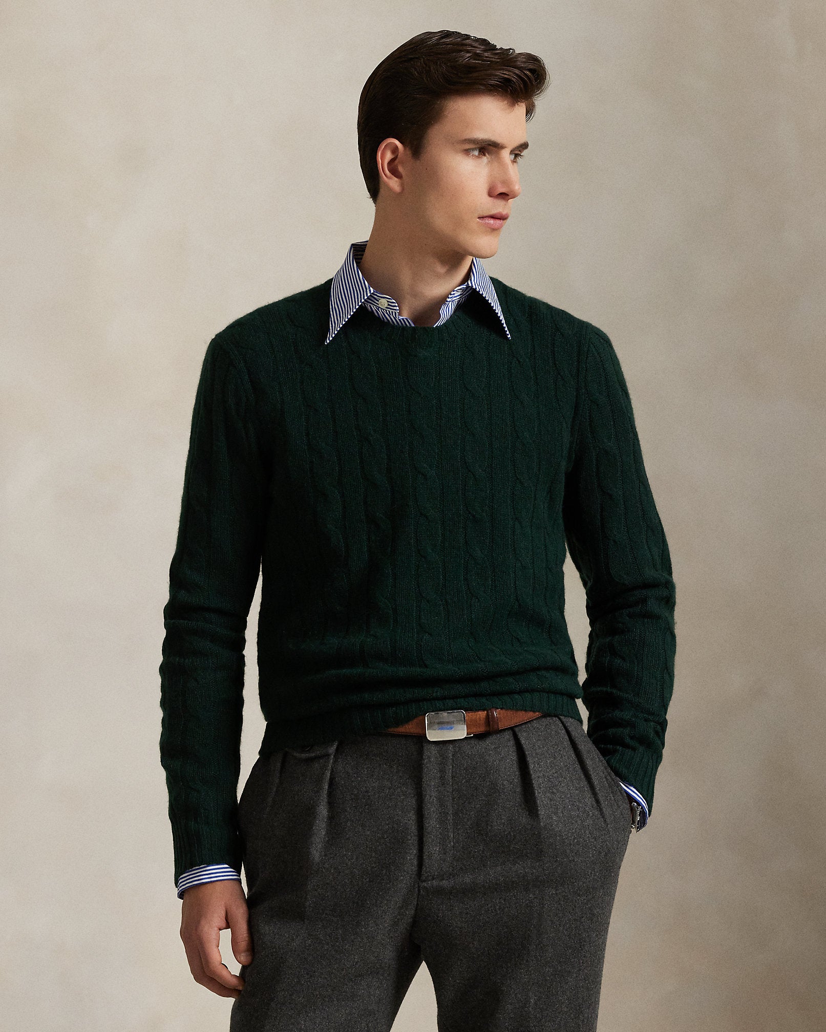 Ralph Lauren The Iconic CableKnit Cashmere Sweater