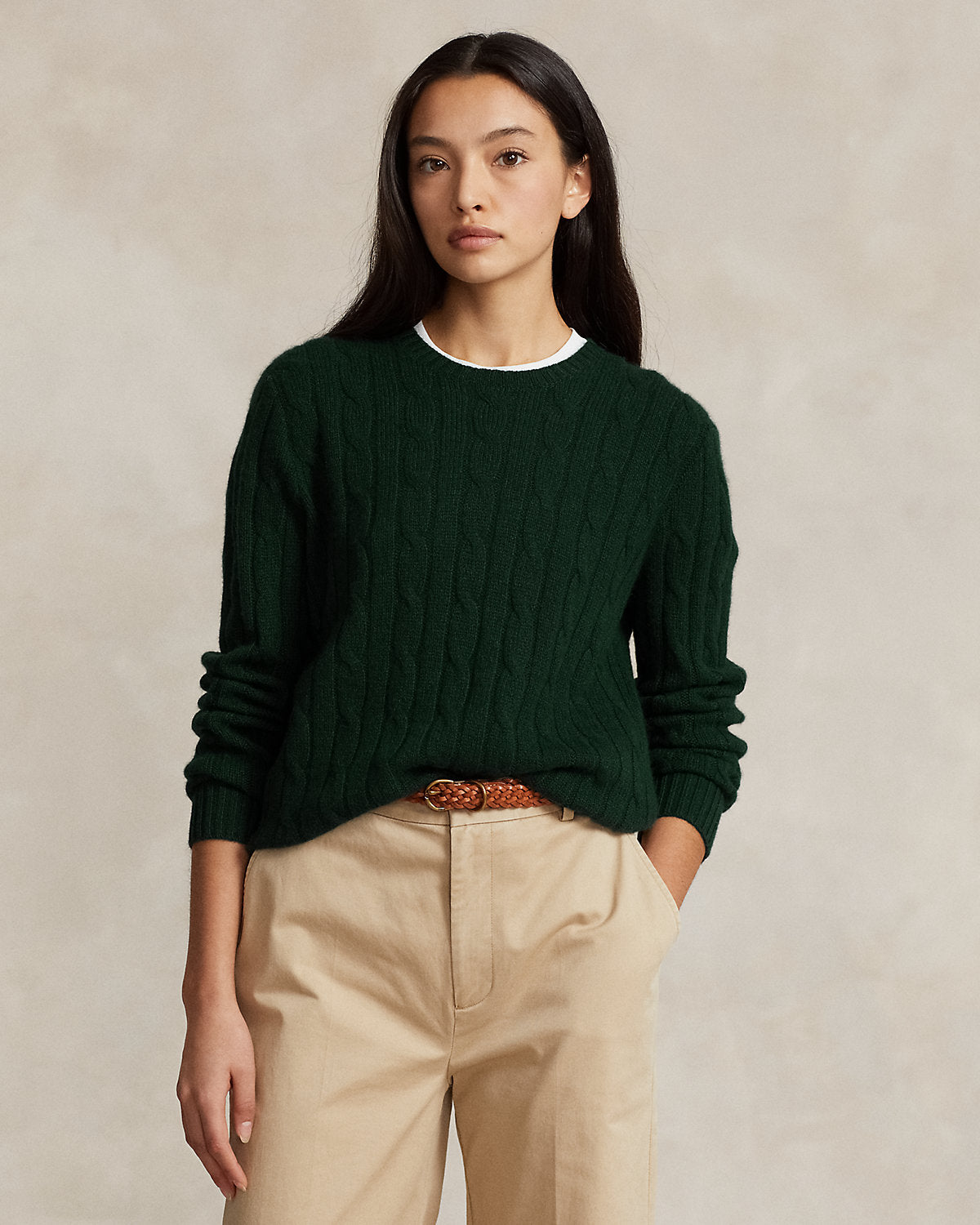 Ralph Lauren The Iconic CableKnit Cashmere Sweater