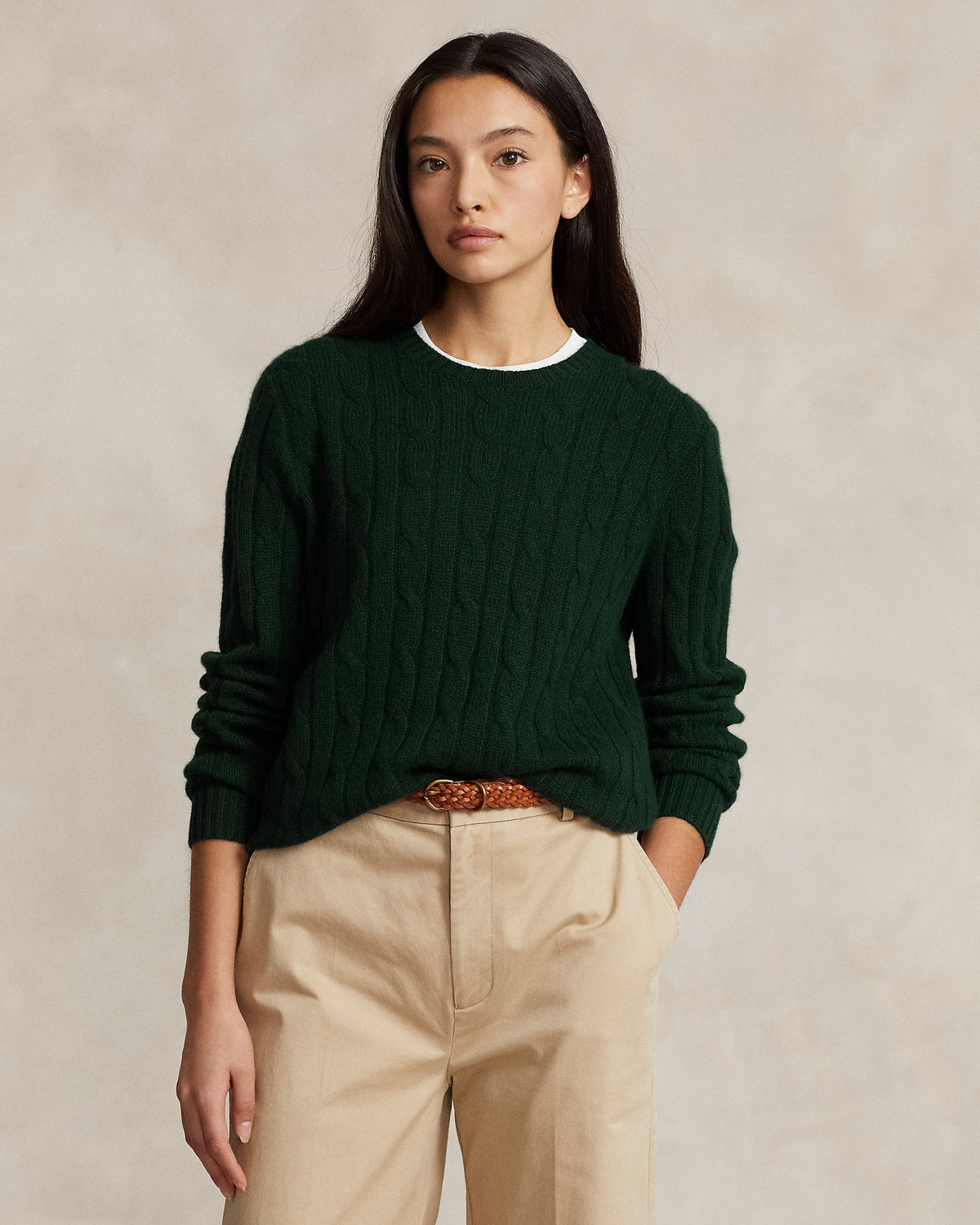 Ralph Lauren The Iconic CableKnit Cashmere Sweater