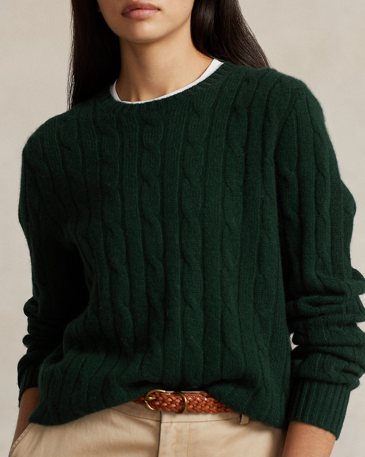 Ralph Lauren The Iconic CableKnit Cashmere Sweater