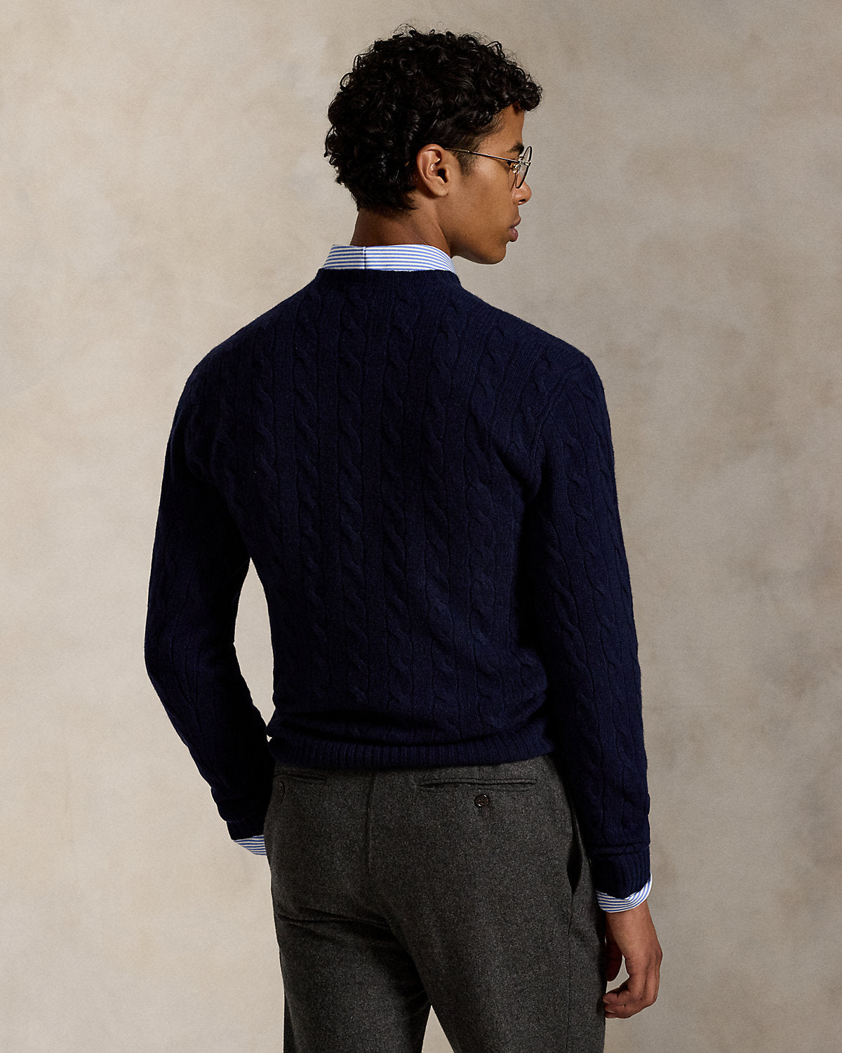 Ralph Lauren CableKnit WoolCashmere Sweater