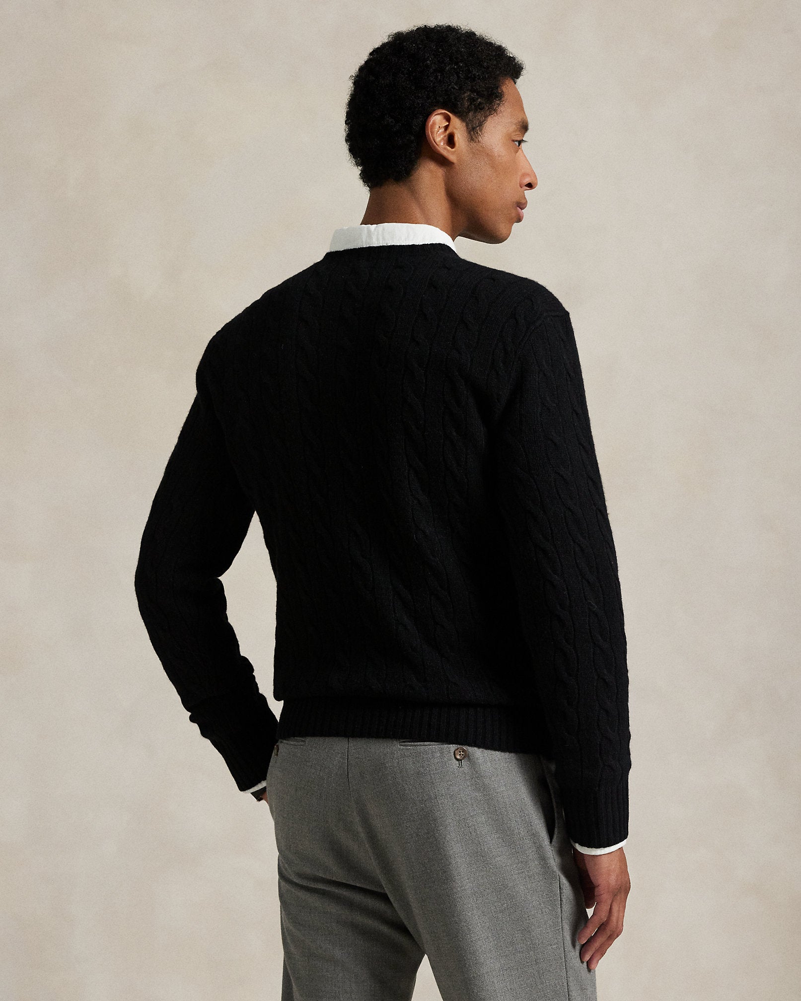 Ralph Lauren CableKnit WoolCashmere Sweater