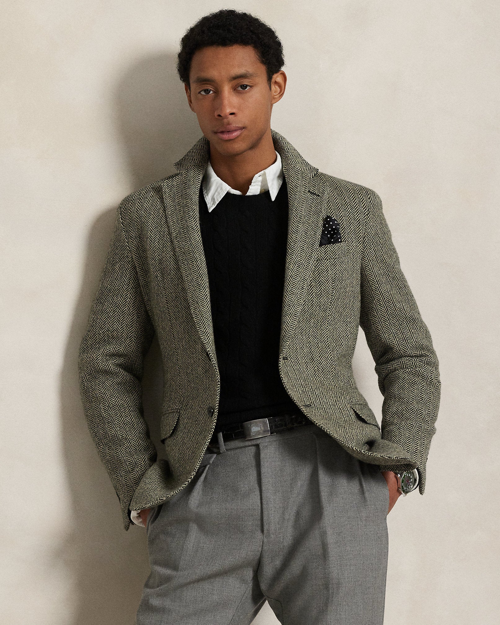 Ralph Lauren CableKnit WoolCashmere Sweater