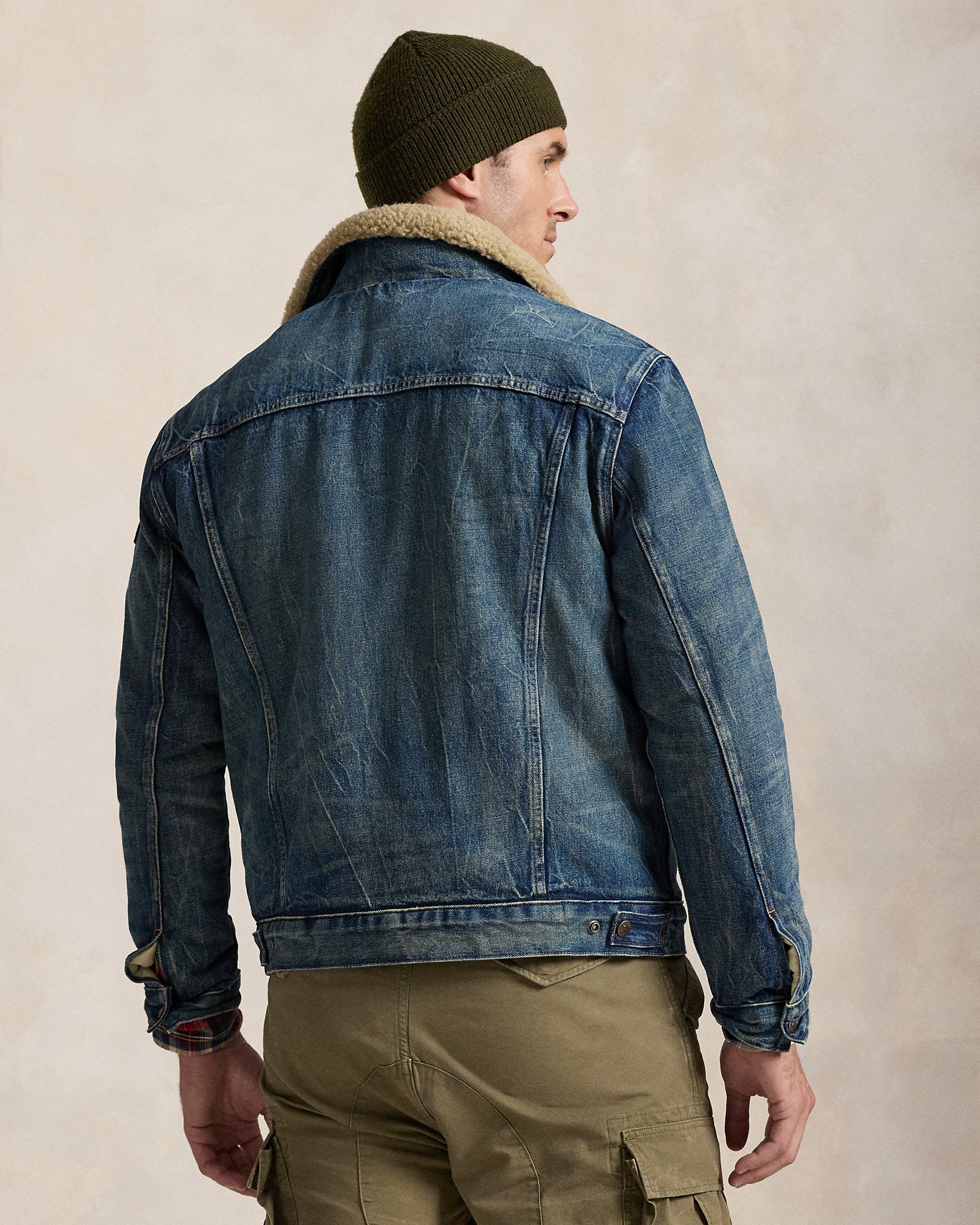 Ralph Lauren FleeceLined Denim Trucker Jacket