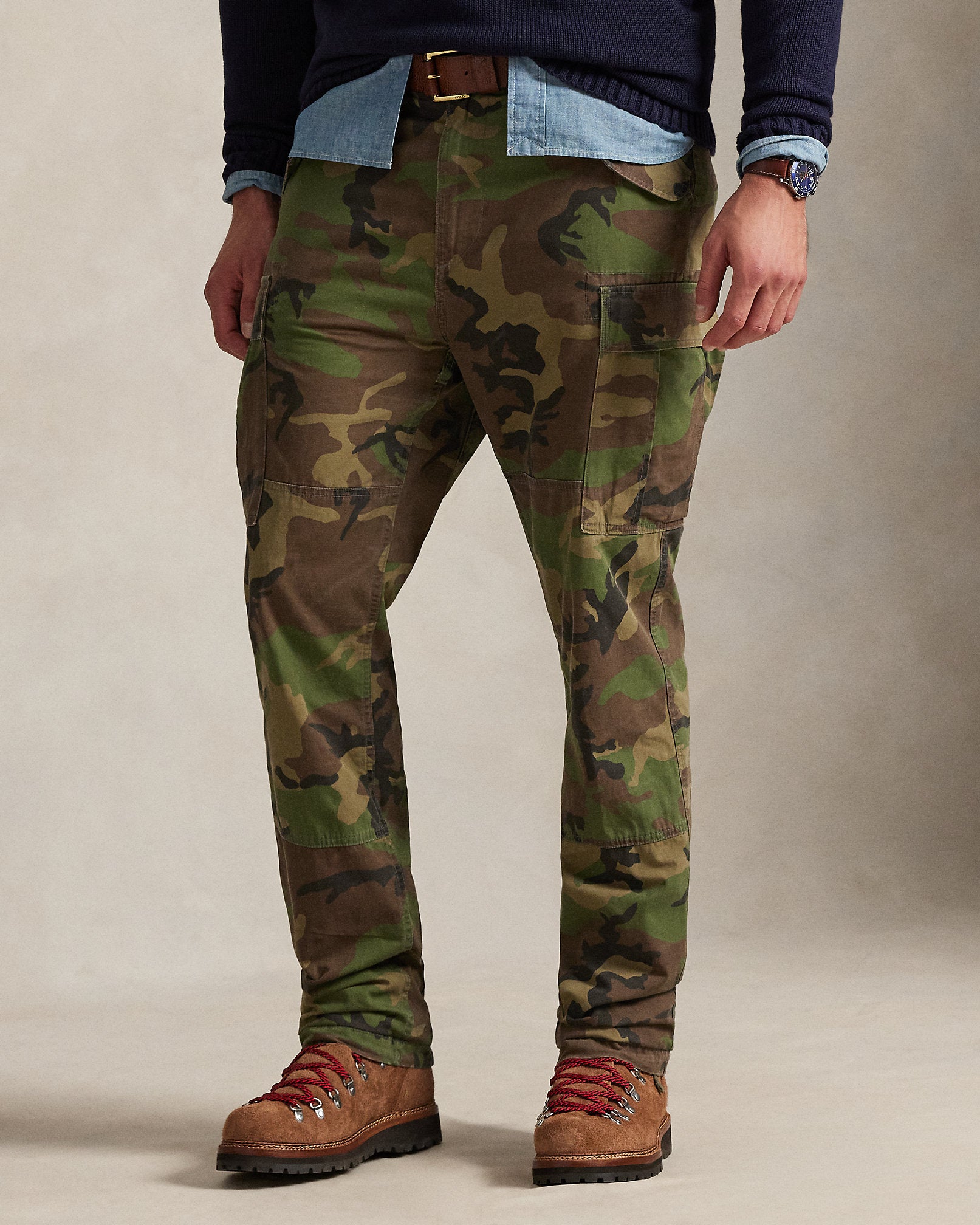 Ralph Lauren Classic Fit Camo Canvas Cargo Pant
