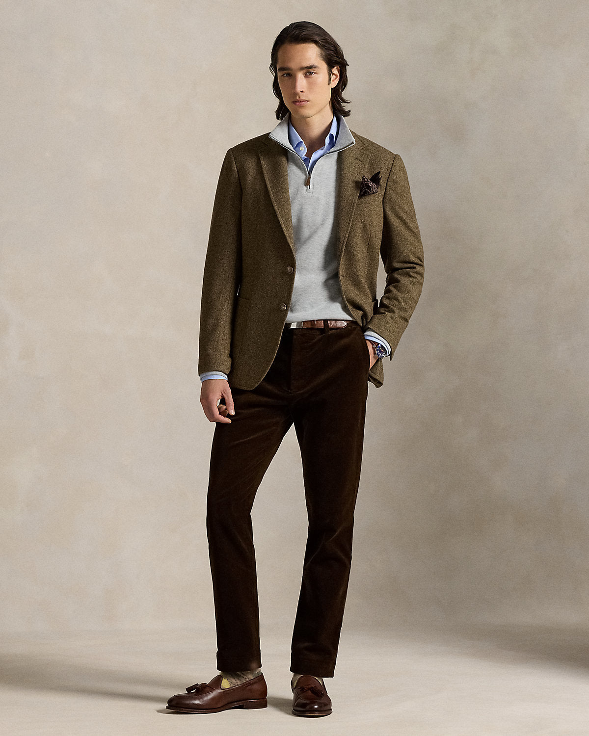 Ralph Lauren EstateRib QuarterZip Pullover