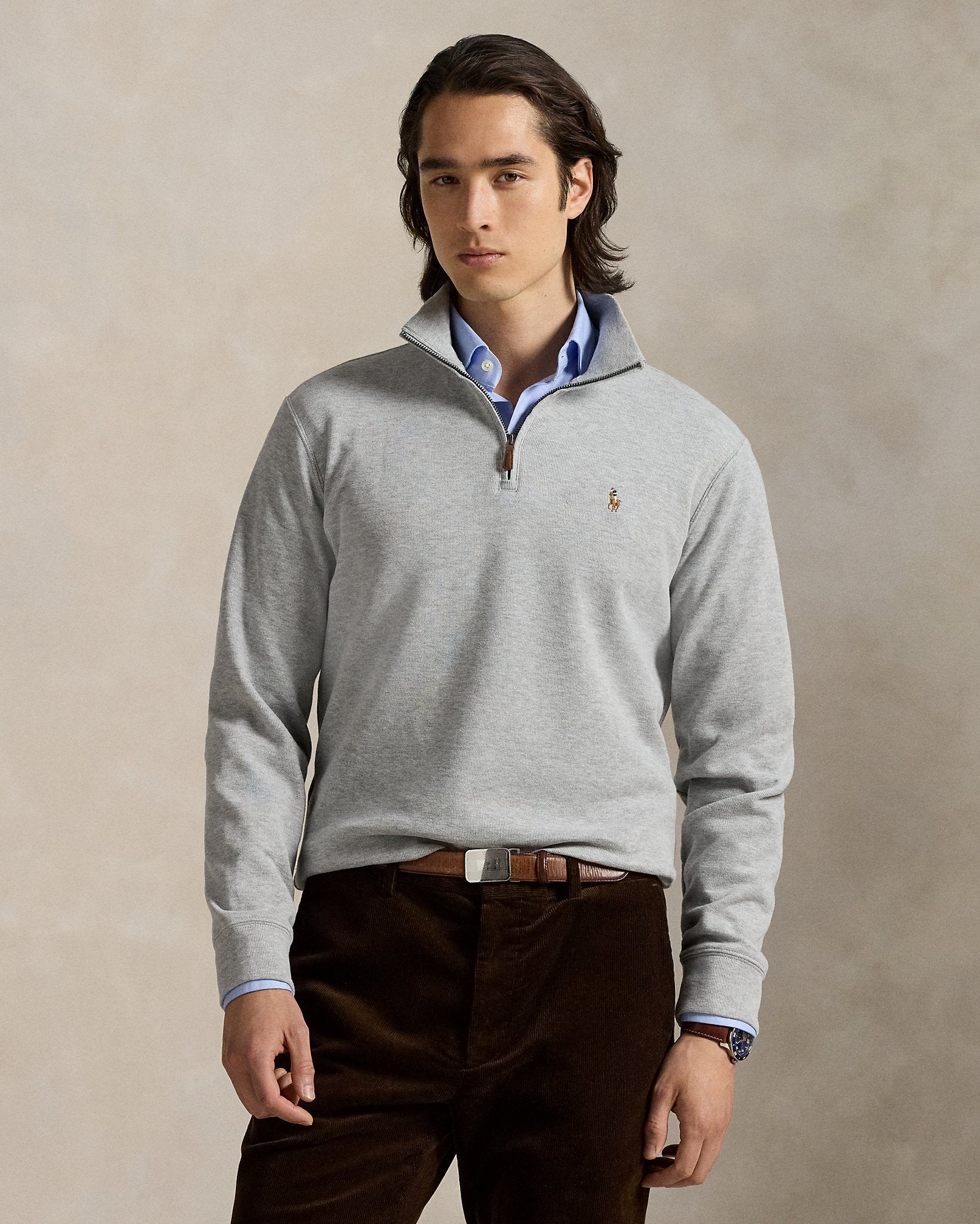 Ralph Lauren EstateRib QuarterZip Pullover