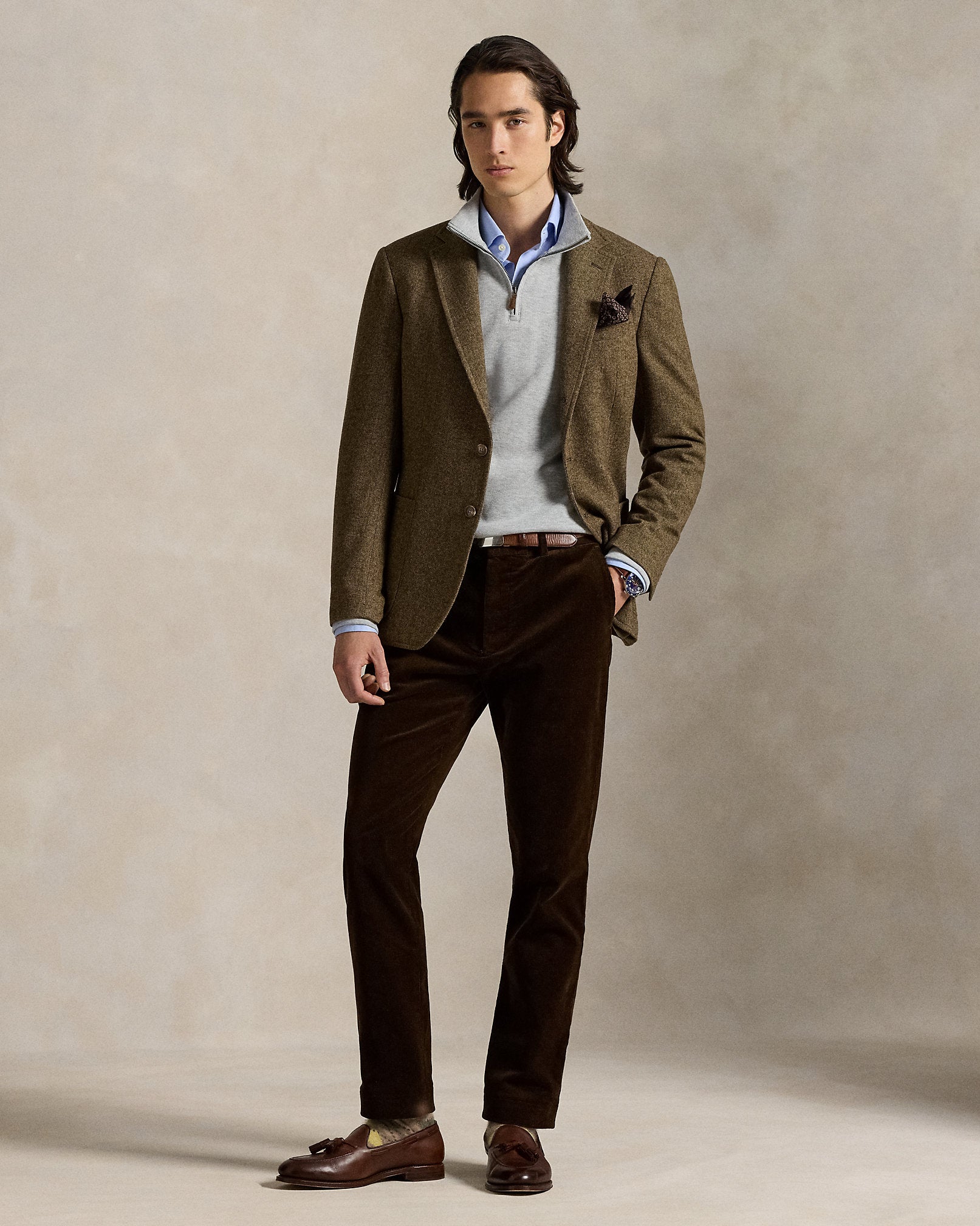 Ralph Lauren EstateRib QuarterZip Pullover