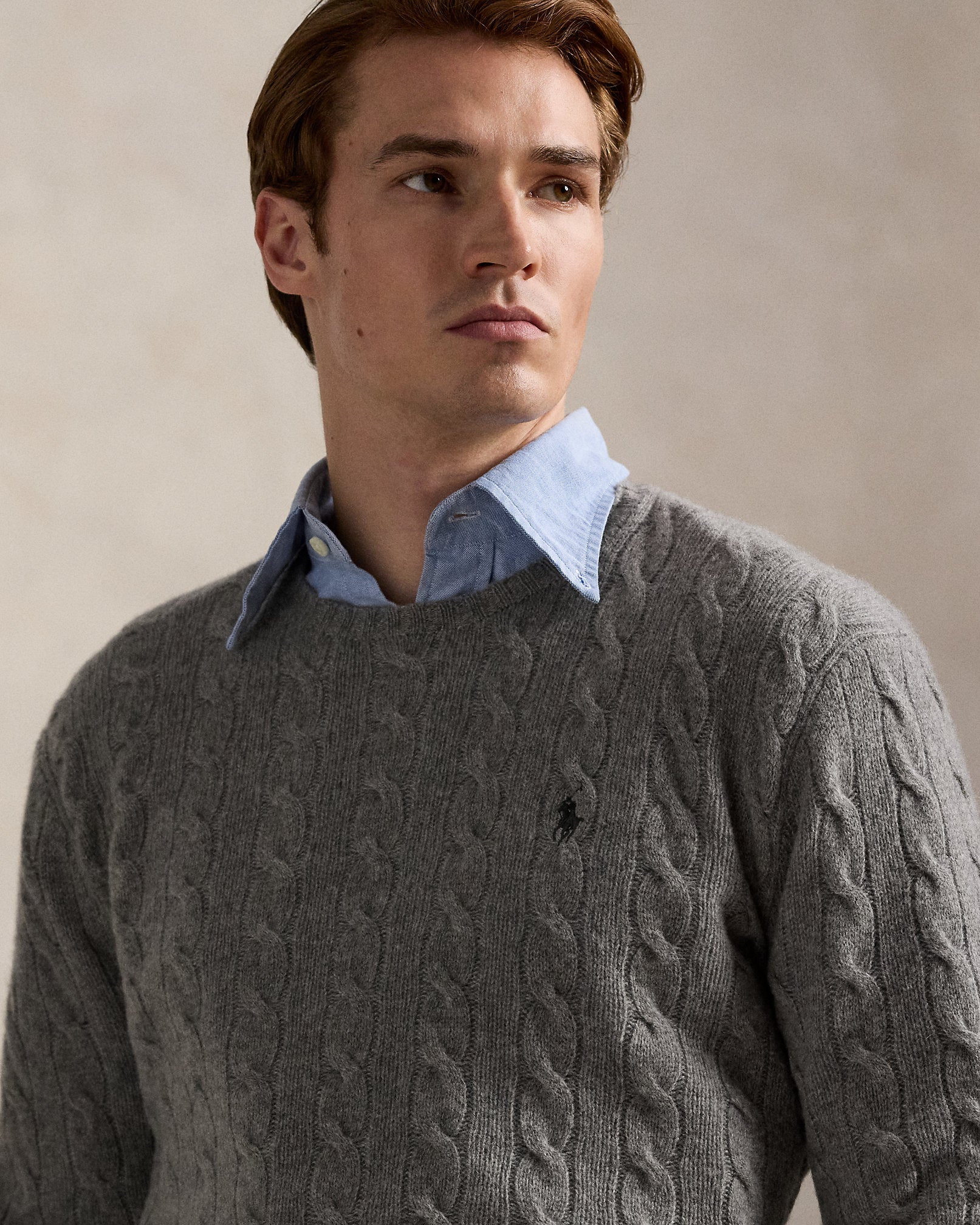 Ralph Lauren CableKnit WoolCashmere Sweater