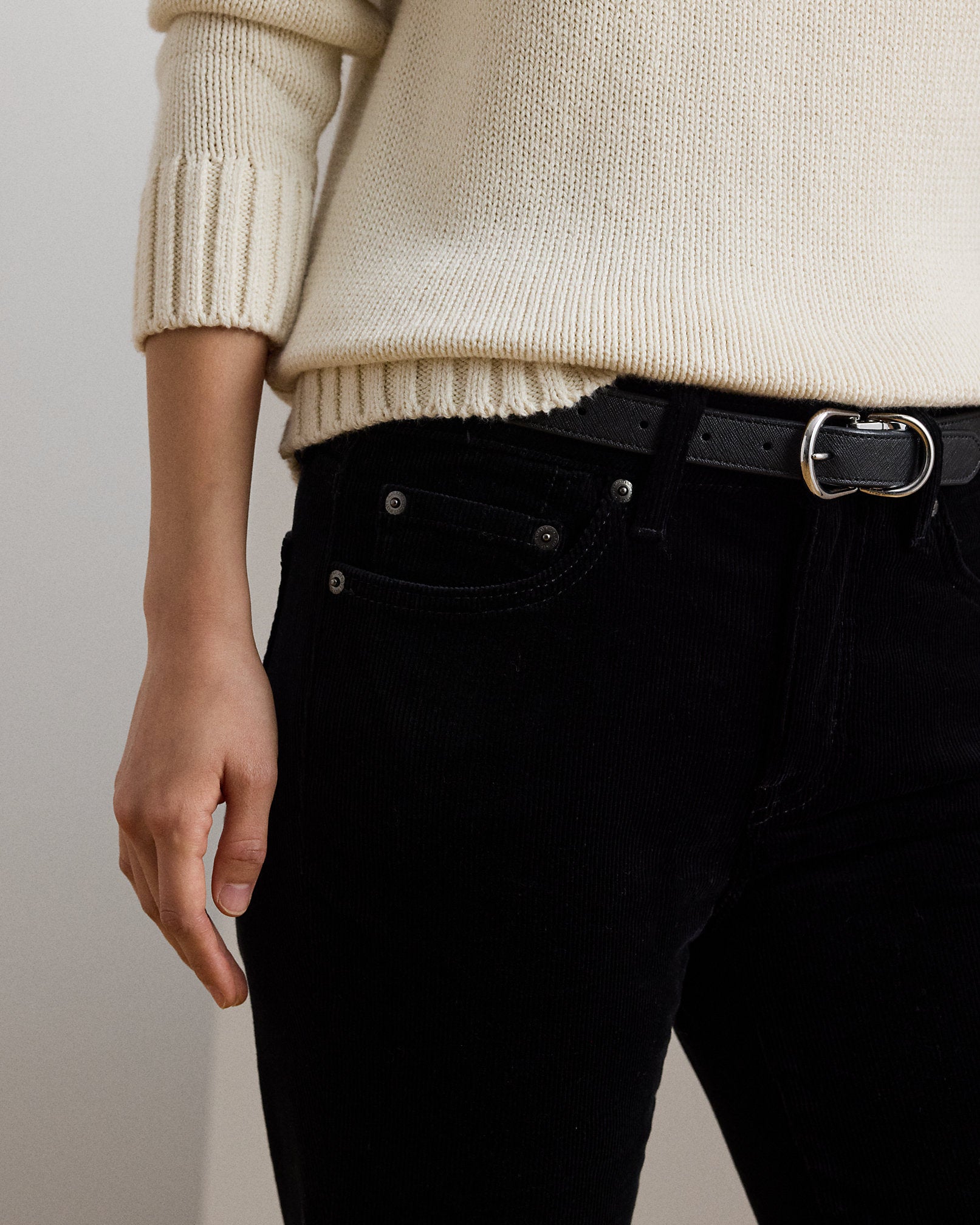 Ralph Lauren Stretch Corduroy MidRise Straight Pant