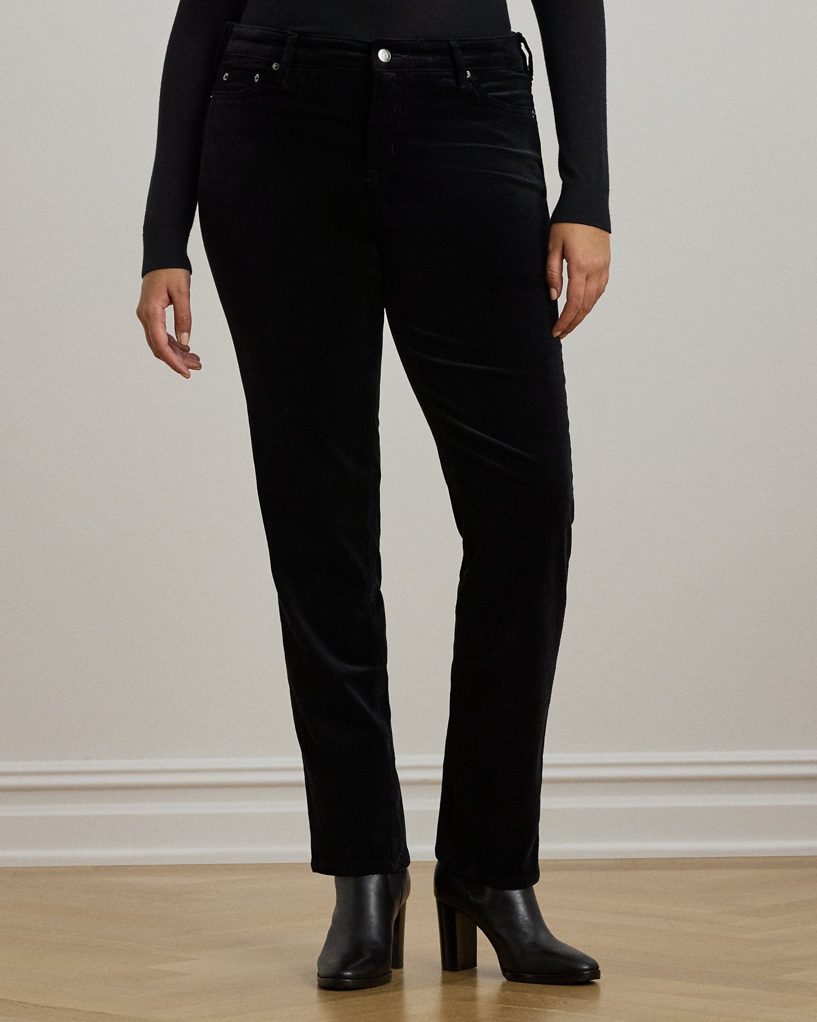 Ralph Lauren Stretch Corduroy MidRise Straight Pant
