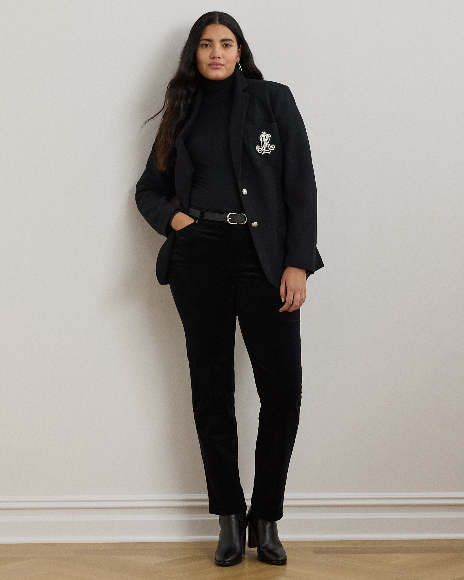 Ralph Lauren Stretch Corduroy MidRise Straight Pant