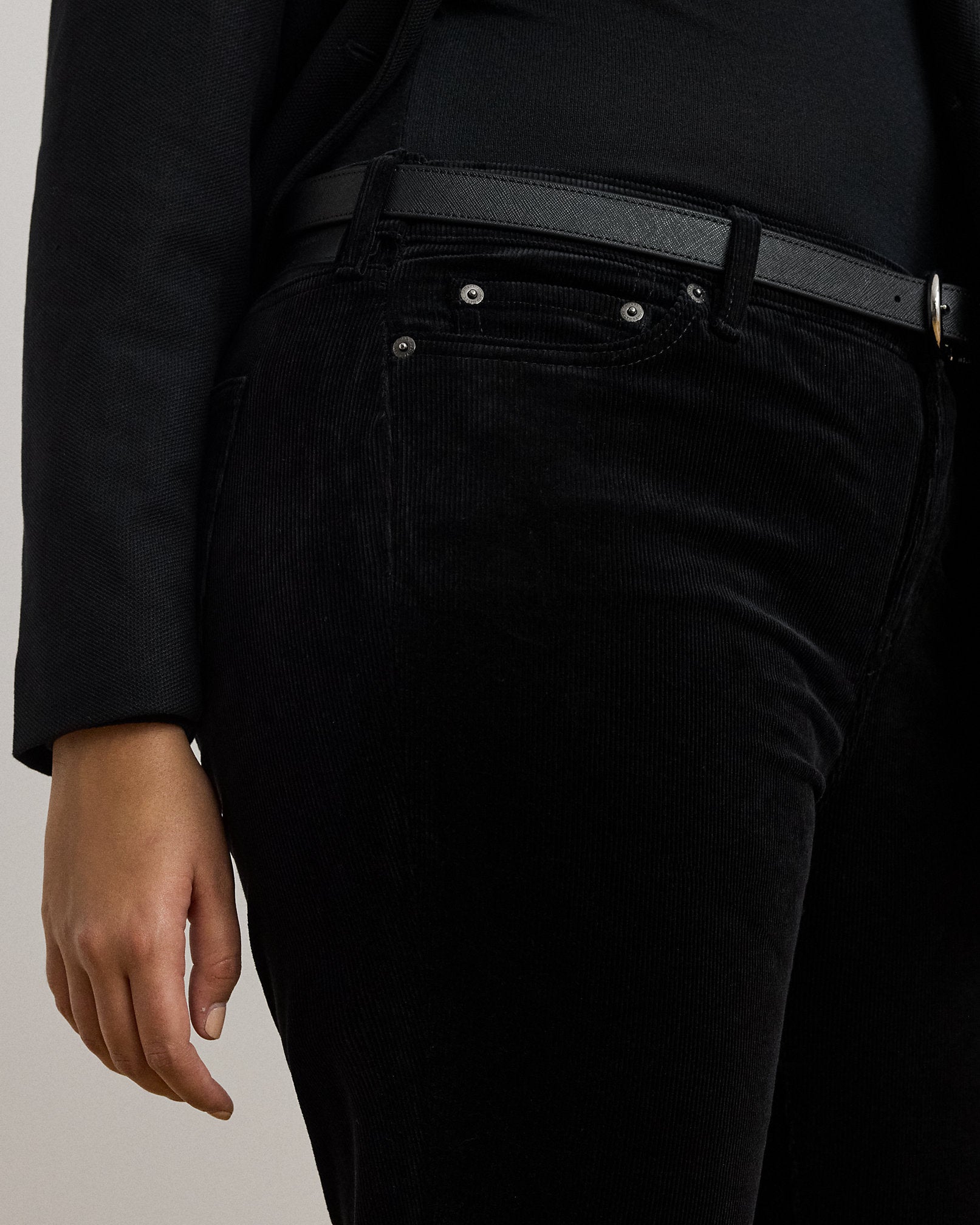 Ralph Lauren Stretch Corduroy MidRise Straight Pant