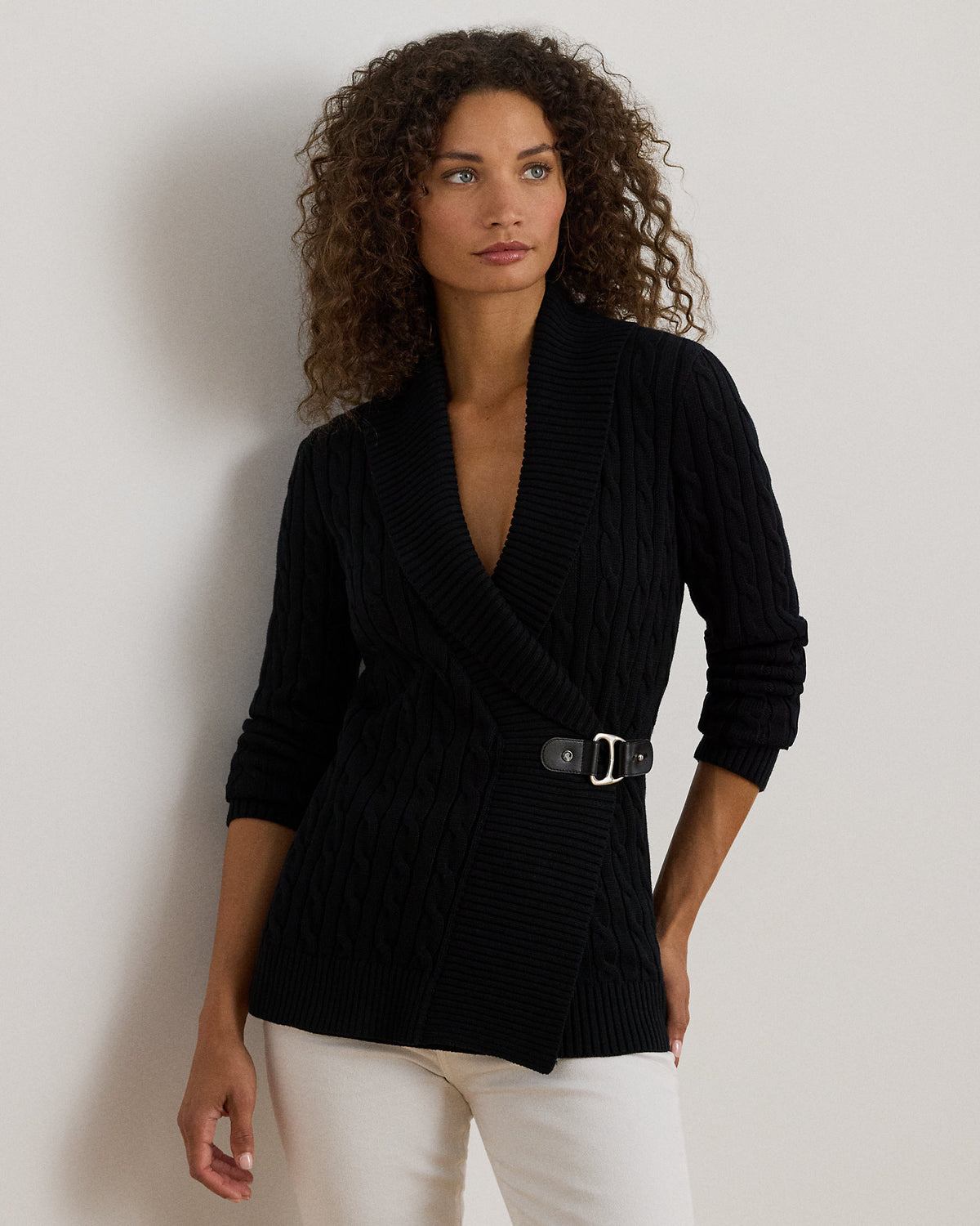 Ralph Lauren Buckled Cotton Sweater