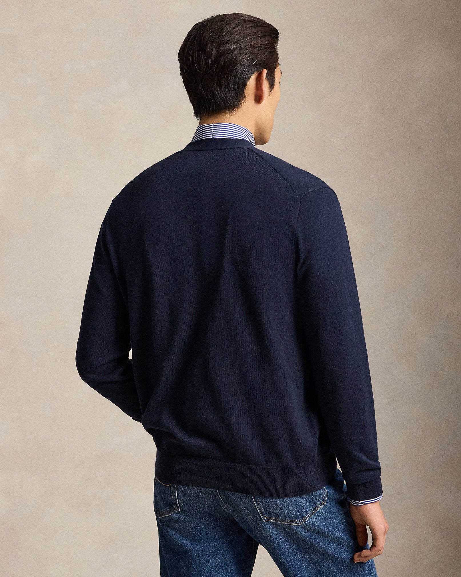 Ralph Lauren Cotton VNeck Cardigan