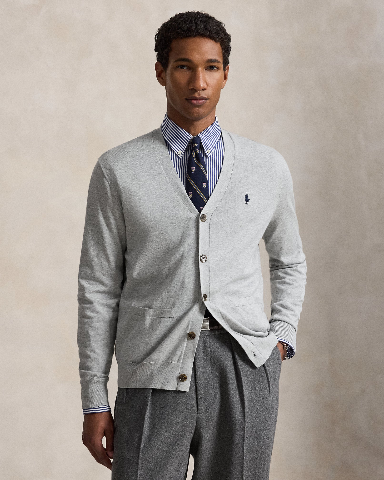 Ralph Lauren Cotton VNeck Cardigan