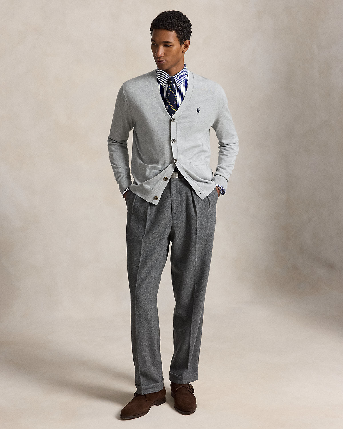 Ralph Lauren Cotton VNeck Cardigan
