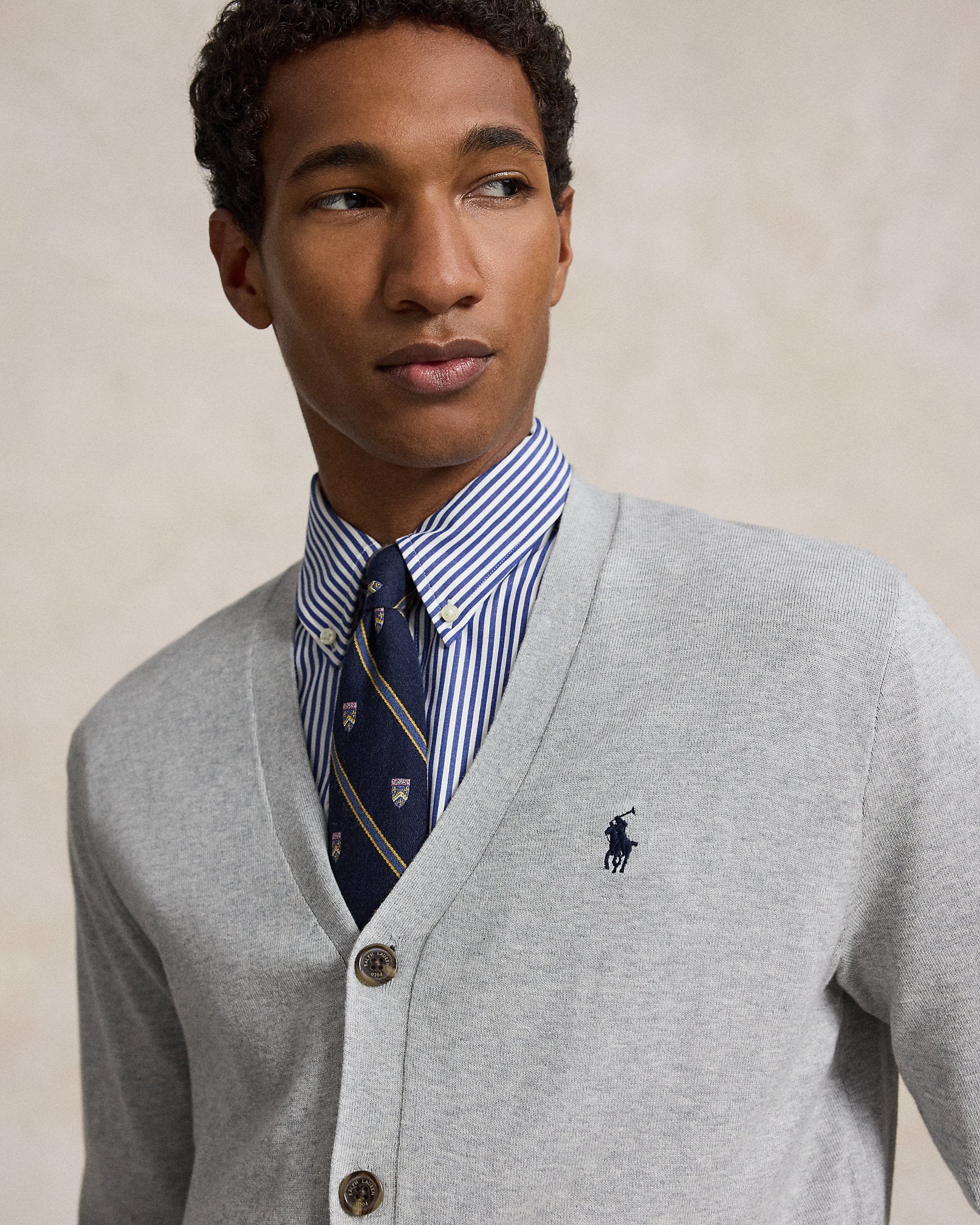 Ralph Lauren Cotton VNeck Cardigan