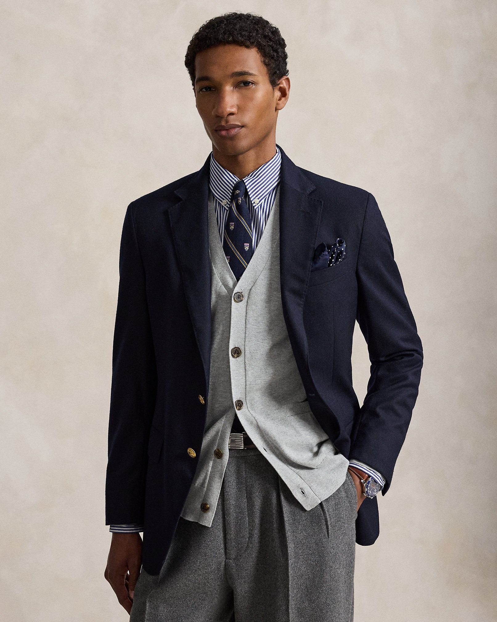 Ralph Lauren Cotton VNeck Cardigan