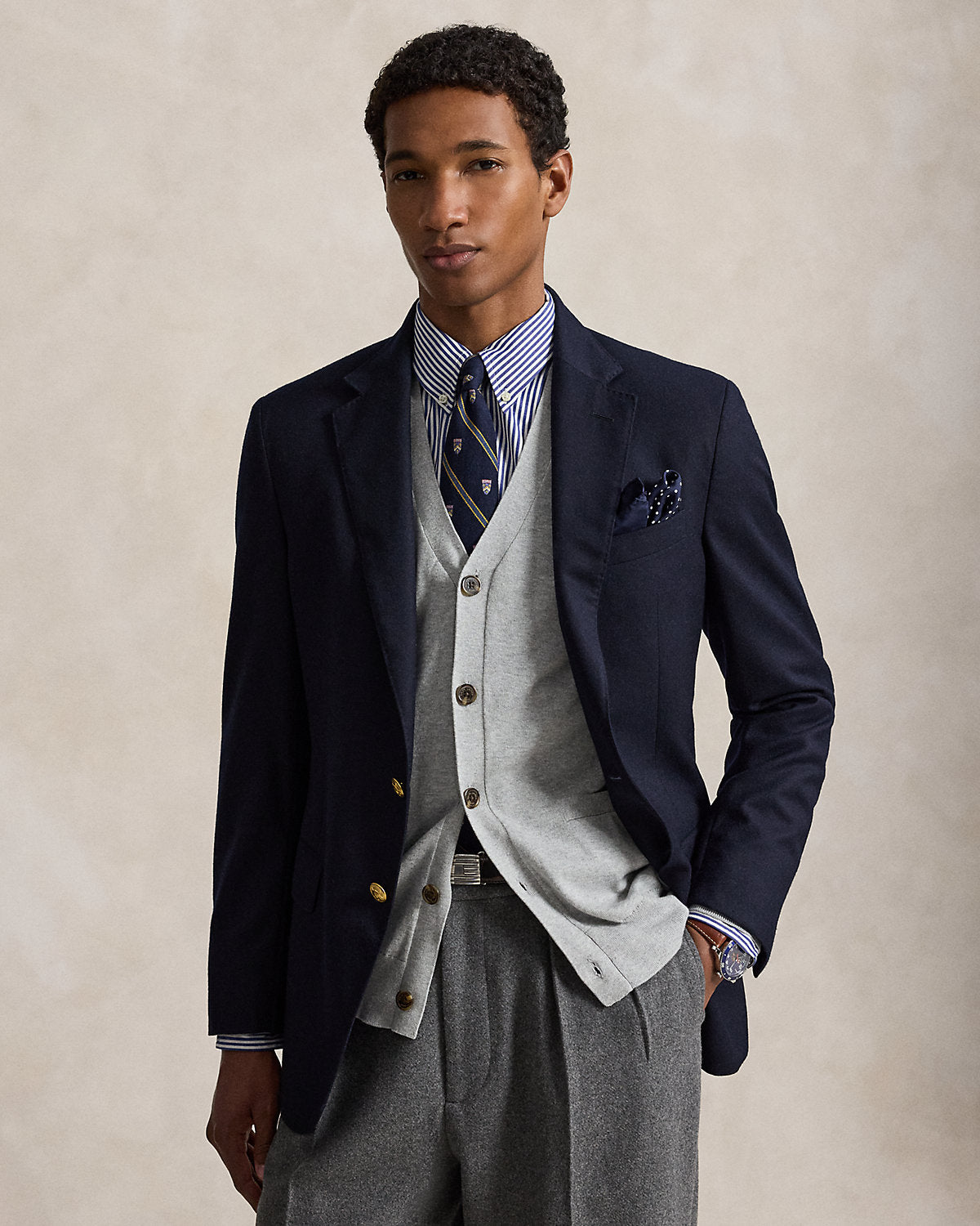 Ralph Lauren Cotton VNeck Cardigan