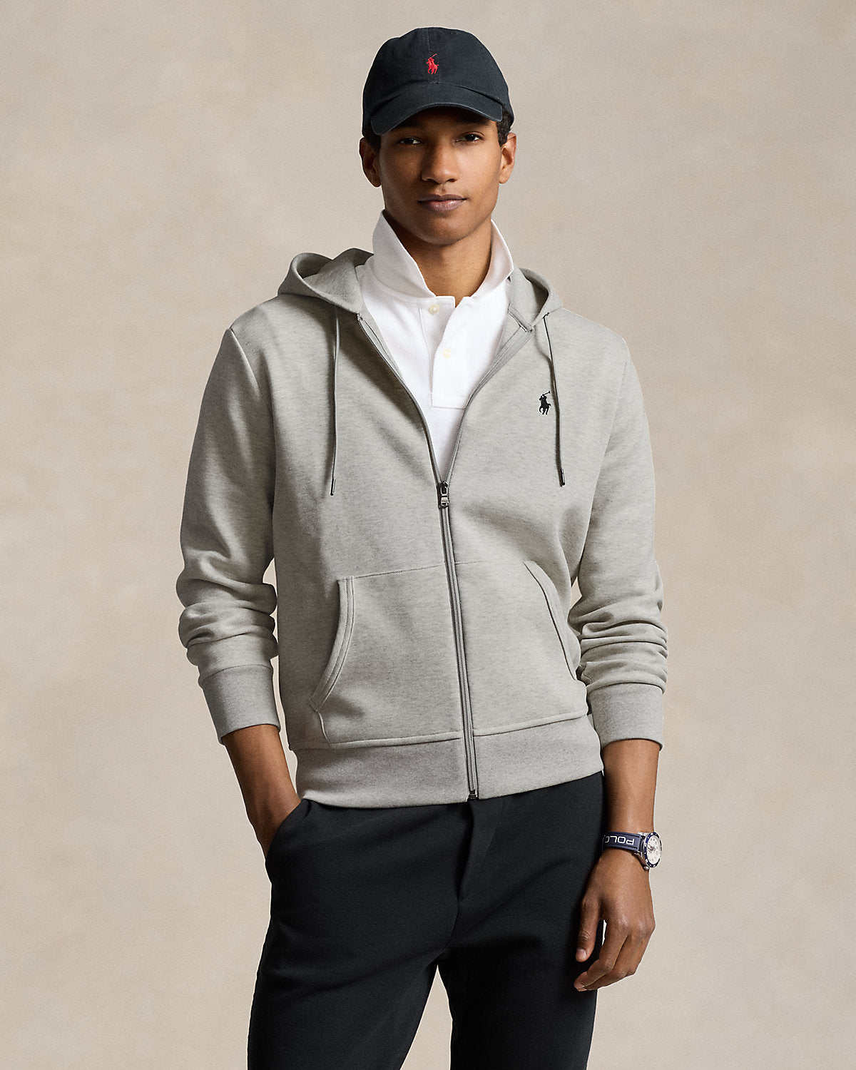 Ralph Lauren DoubleKnit FullZip Hoodie