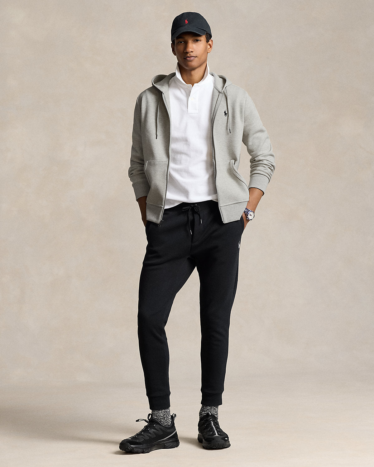 Ralph Lauren DoubleKnit FullZip Hoodie