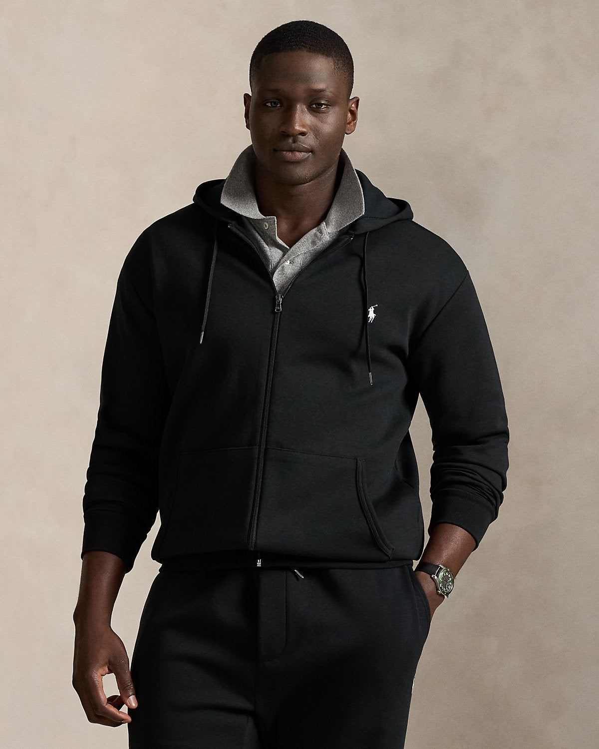 Ralph Lauren DoubleKnit FullZip Hoodie