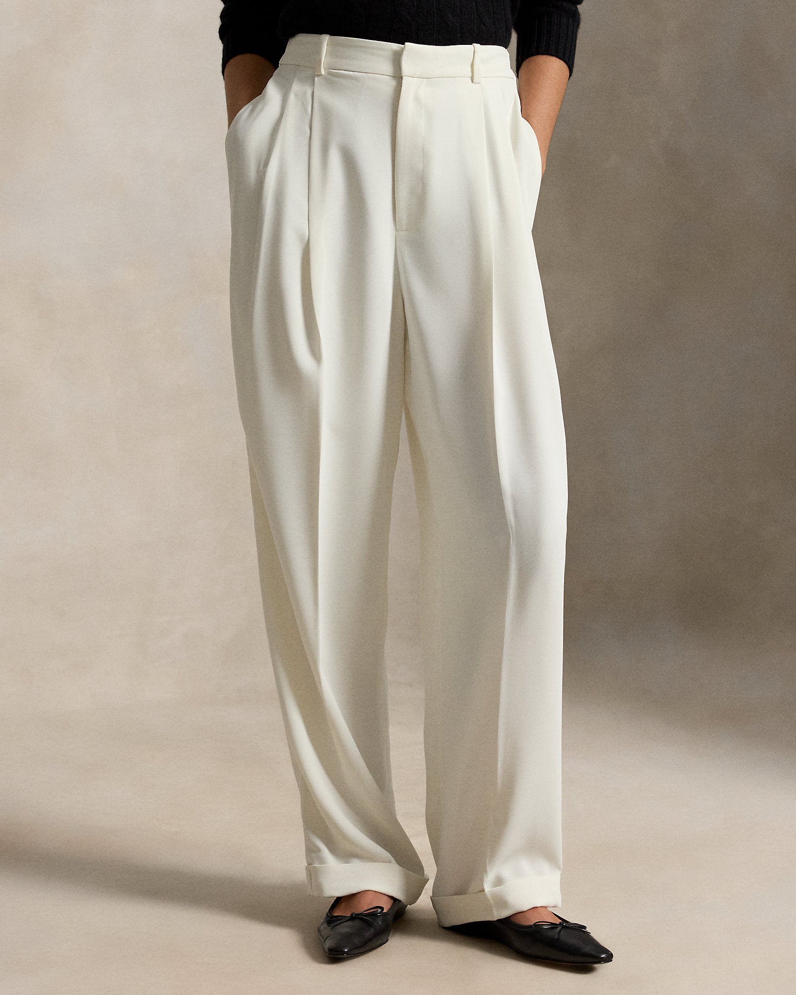 Ralph Lauren Bacall Satin Pant