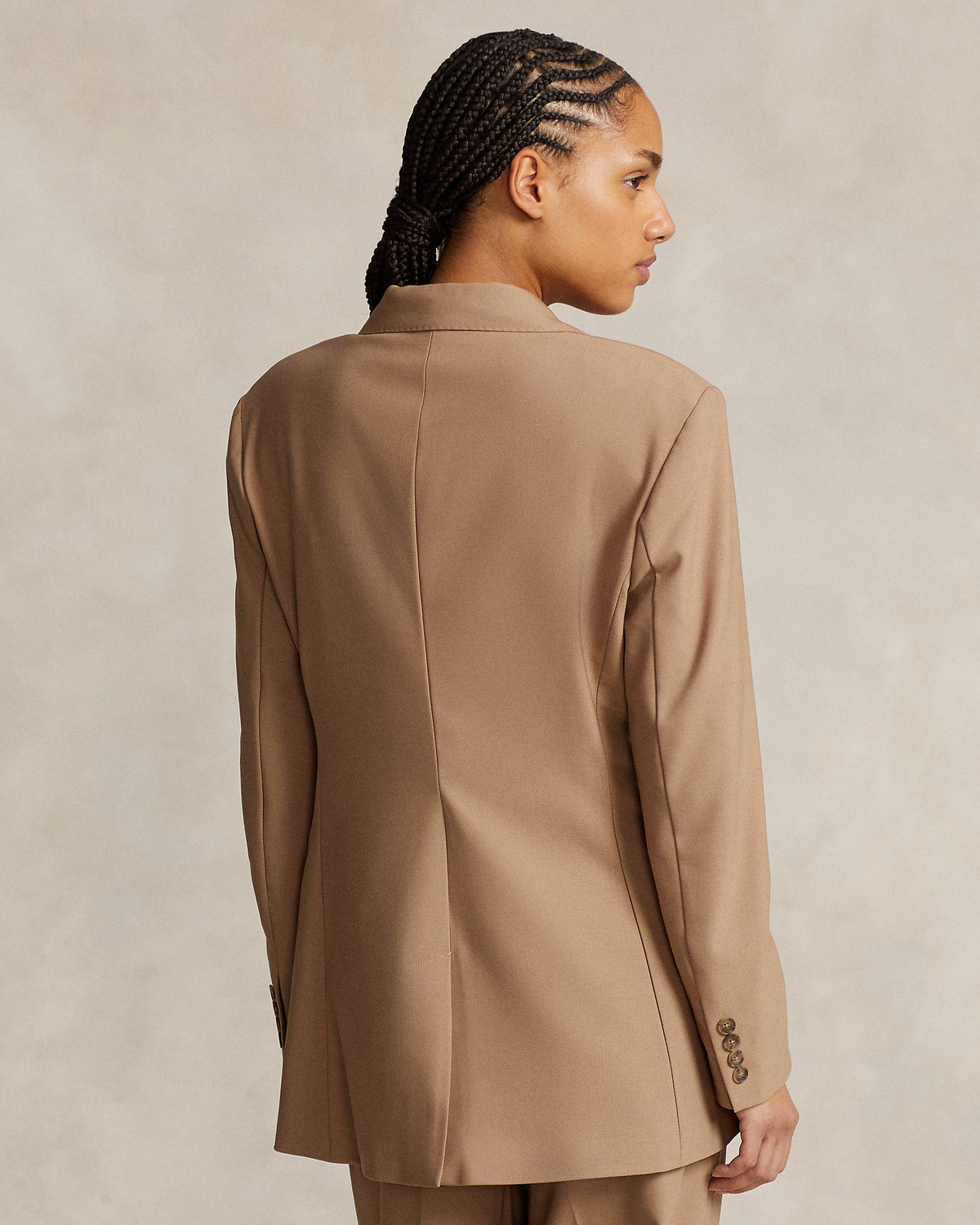 Ralph Lauren SingleBreasted Stretch Wool Blazer