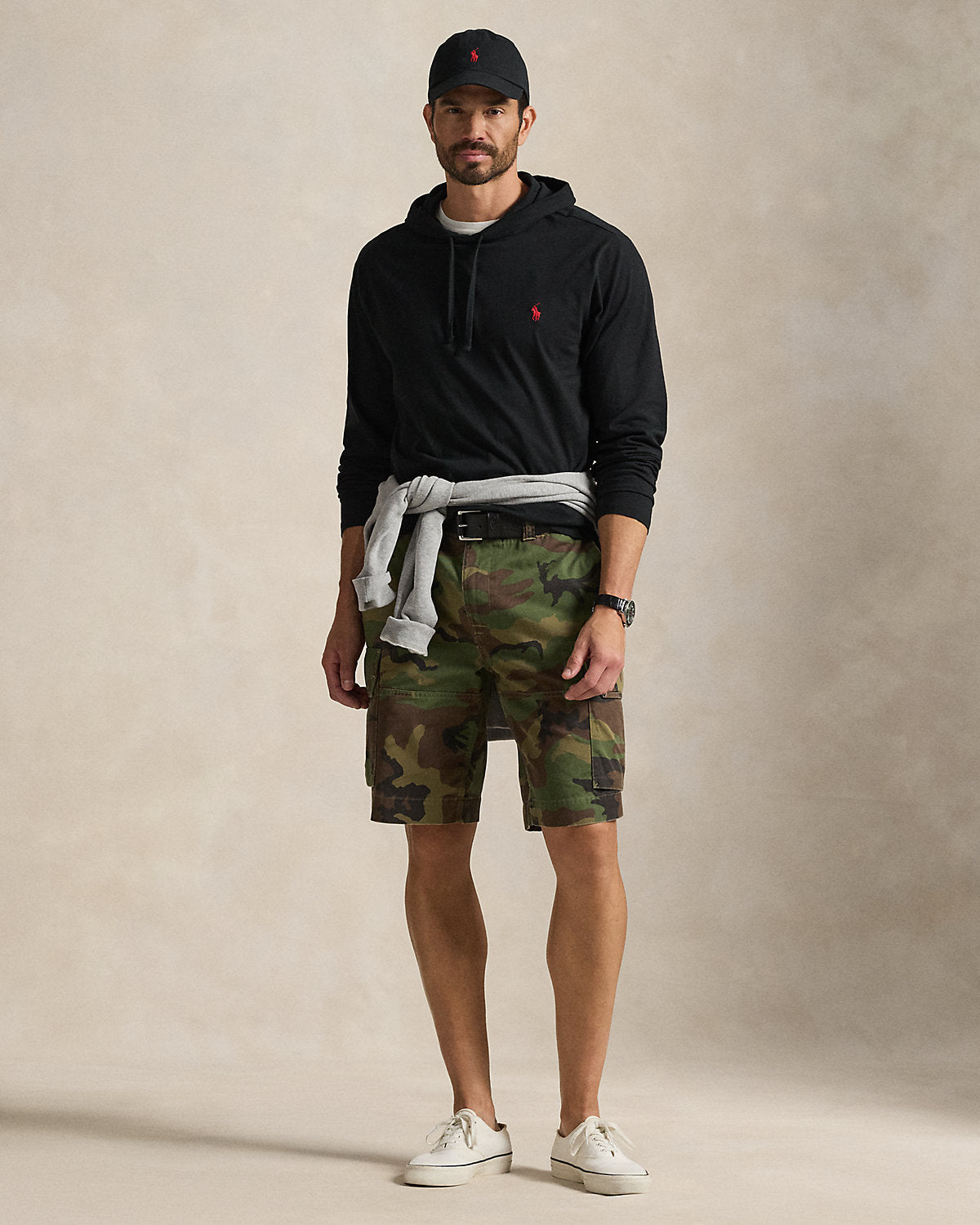 Ralph Lauren Jersey Hooded TShirt