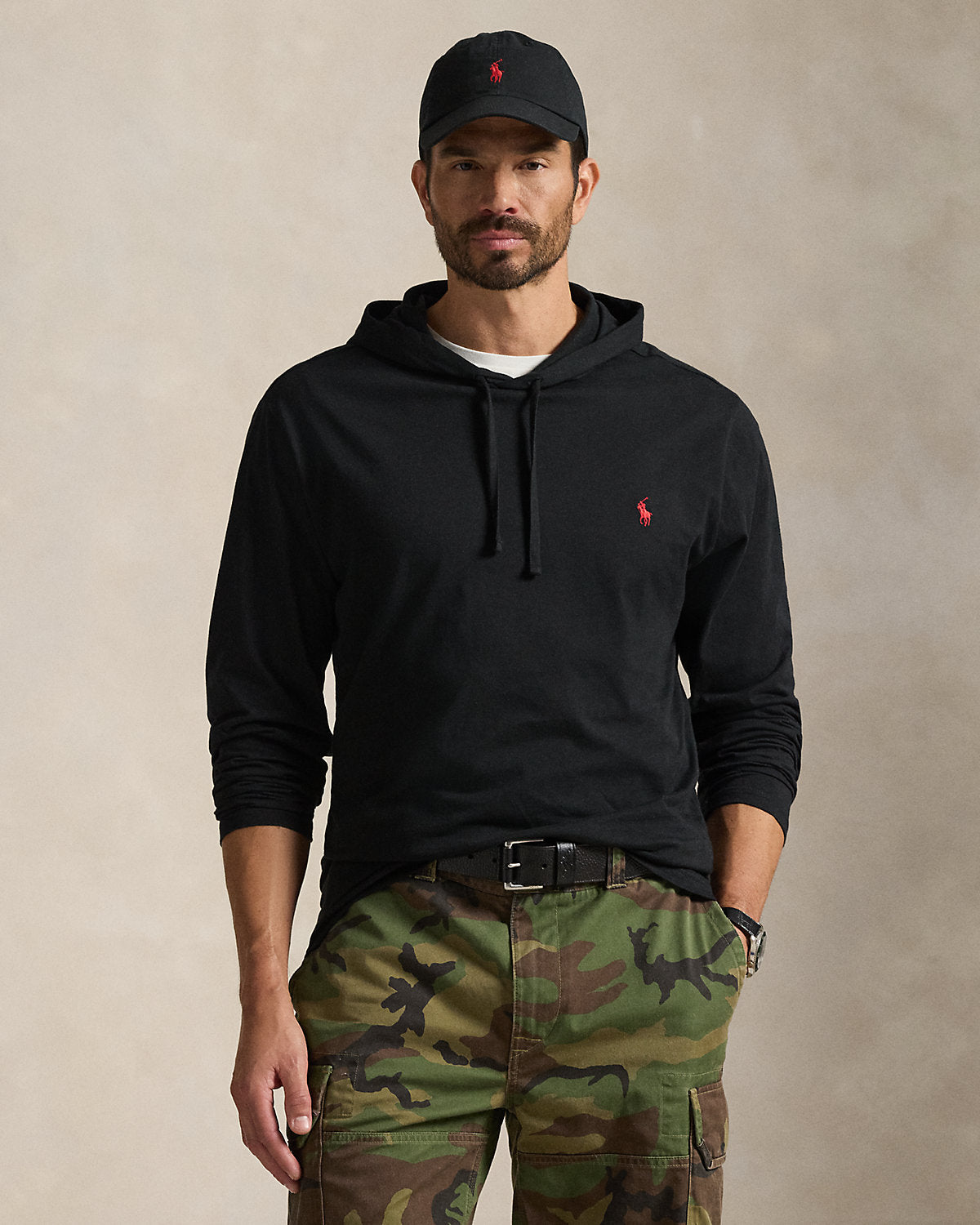 Ralph Lauren Jersey Hooded TShirt